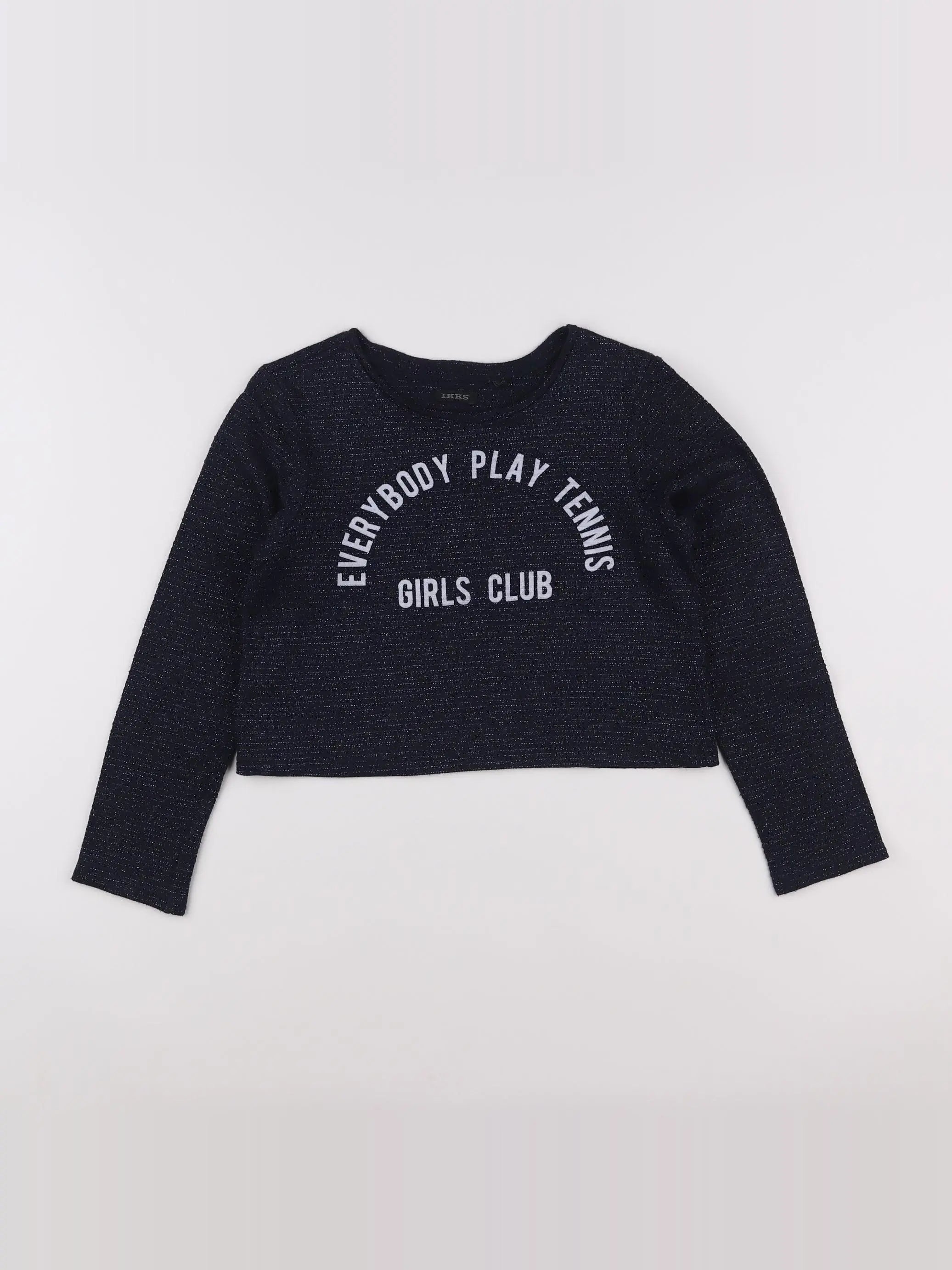 IKKS - tee-shirt court bleu - 10 ans