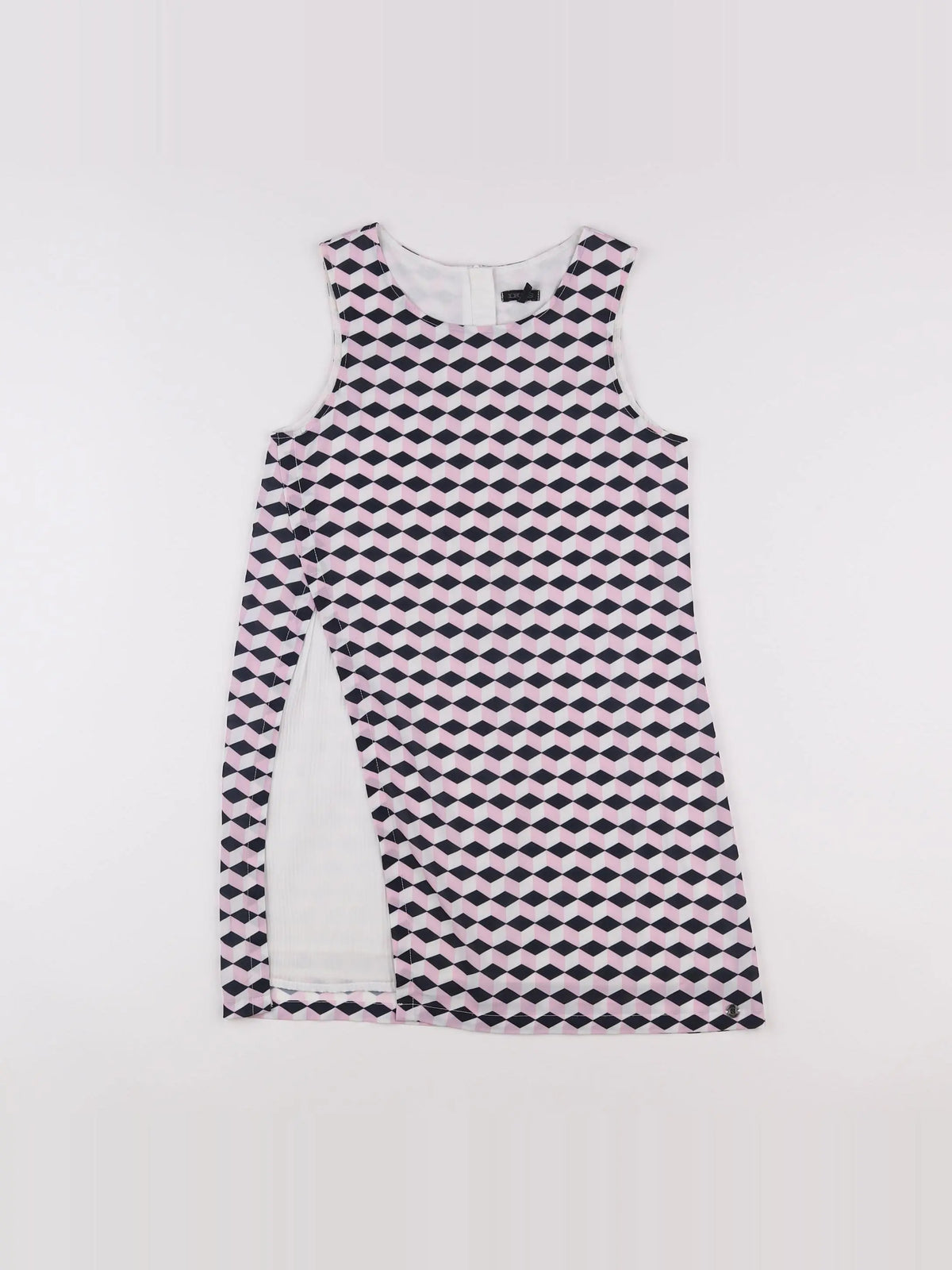 IKKS - robe rose, noir - 10 ans