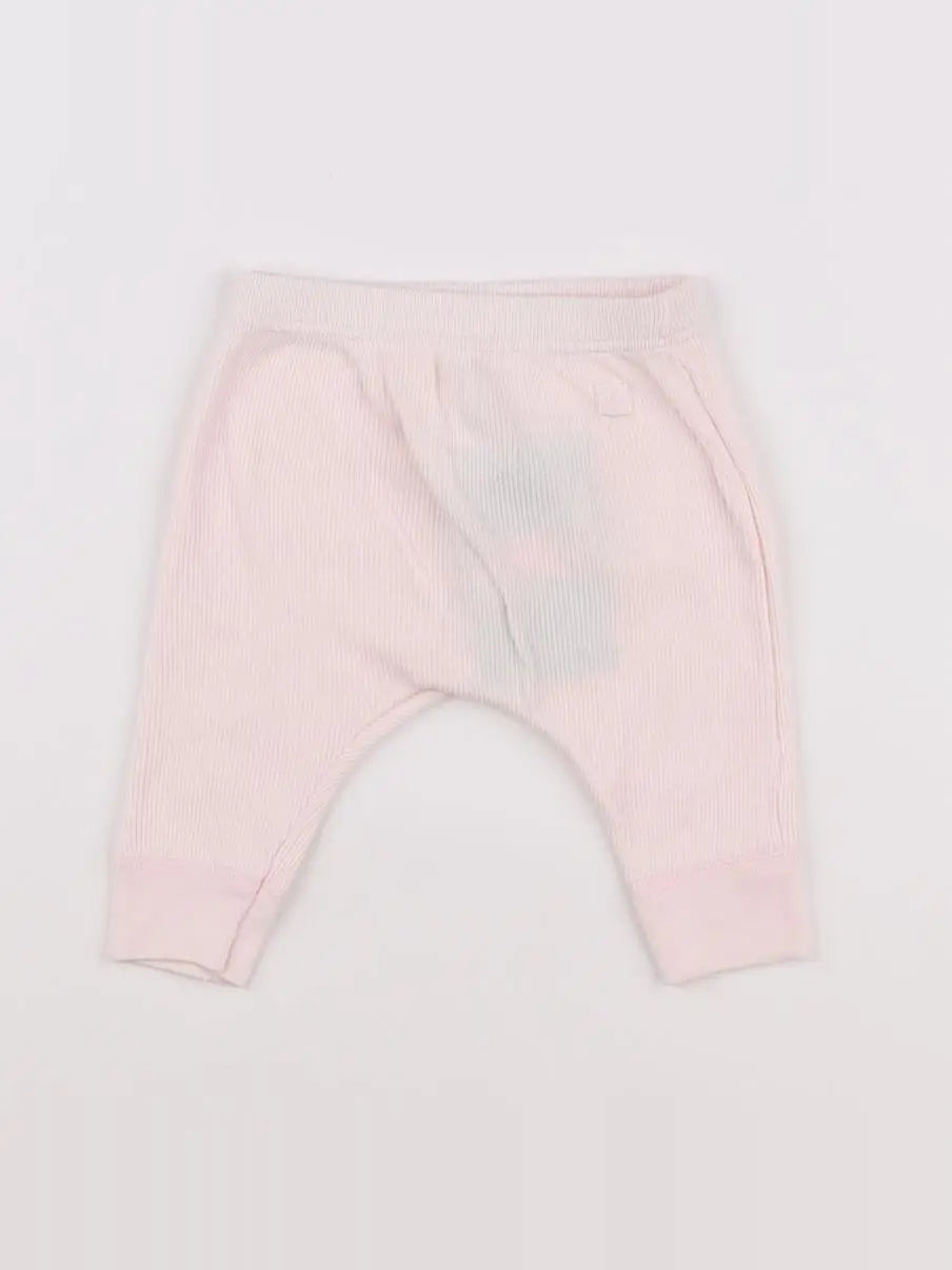 Petit Bateau - legging rose - 0 mois
