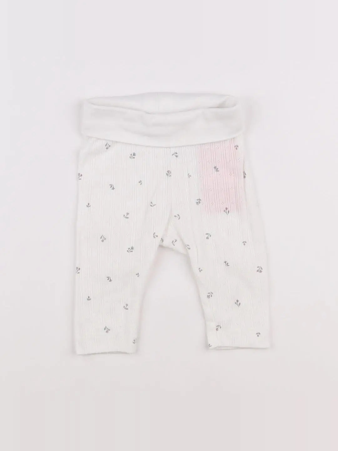 H&M - legging blanc - 1/3 mois