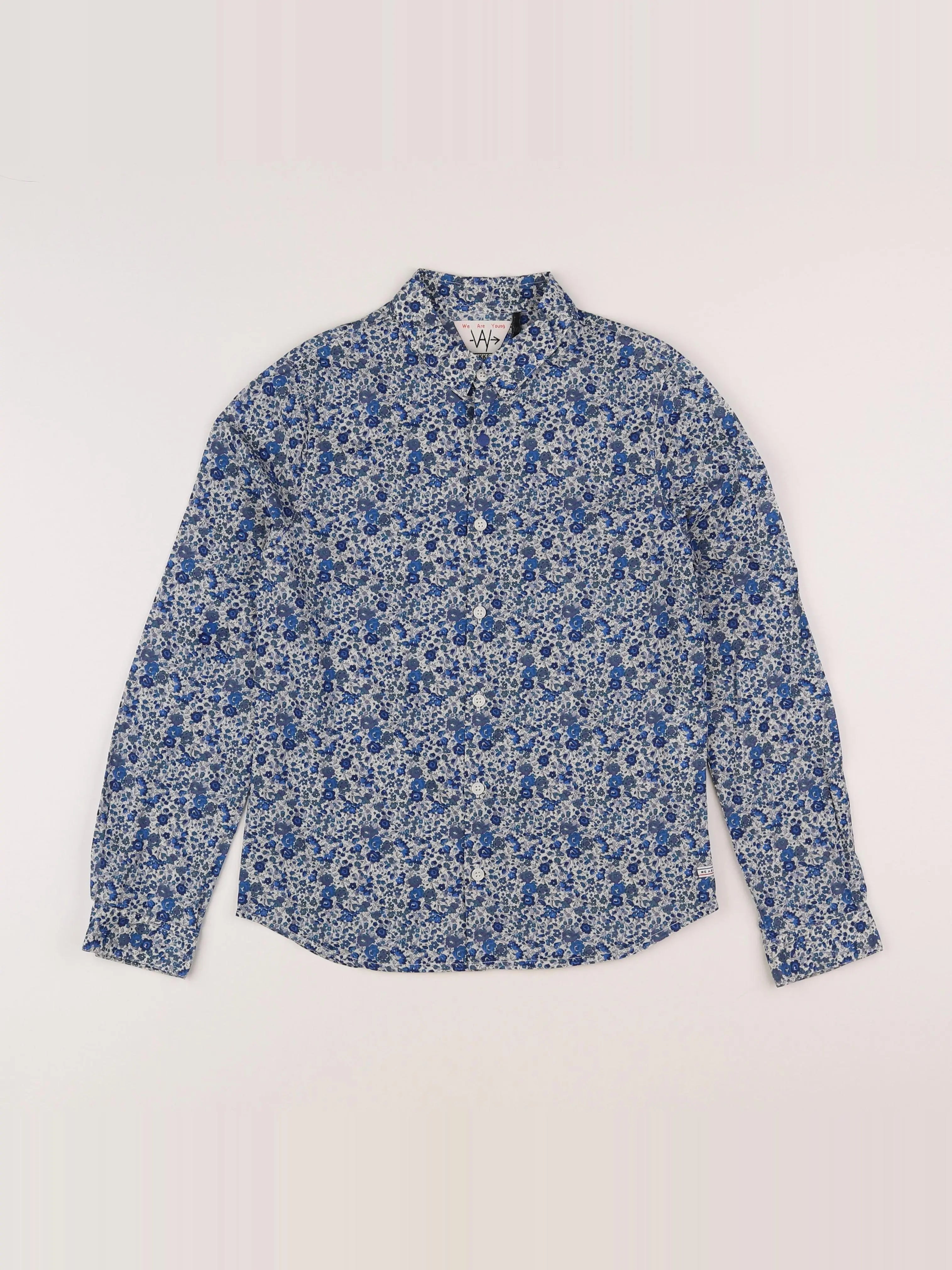 IKKS - chemise bleu - 10 ans