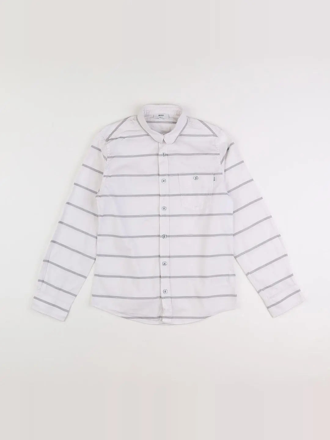 Hugo Boss - chemise blanc, gris - 10 ans
