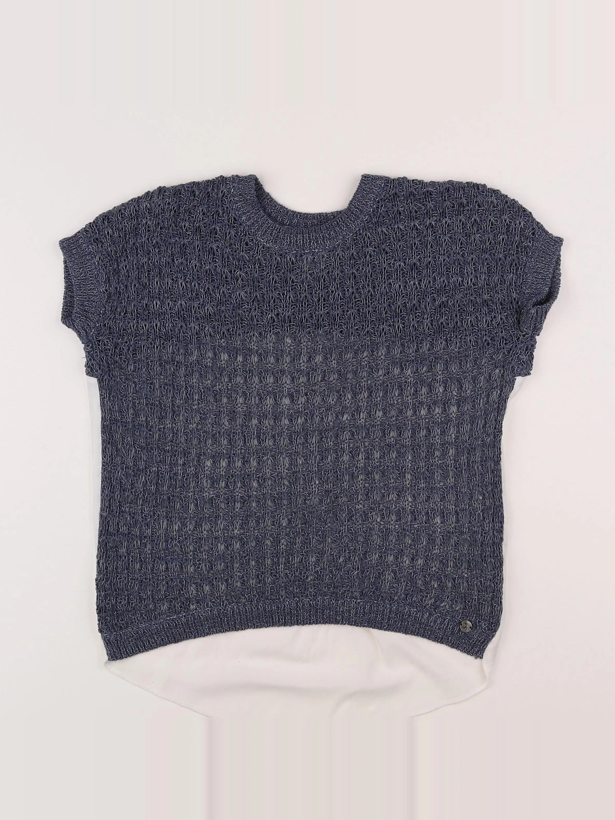 IKKS - pull bleu, blanc - 12 ans