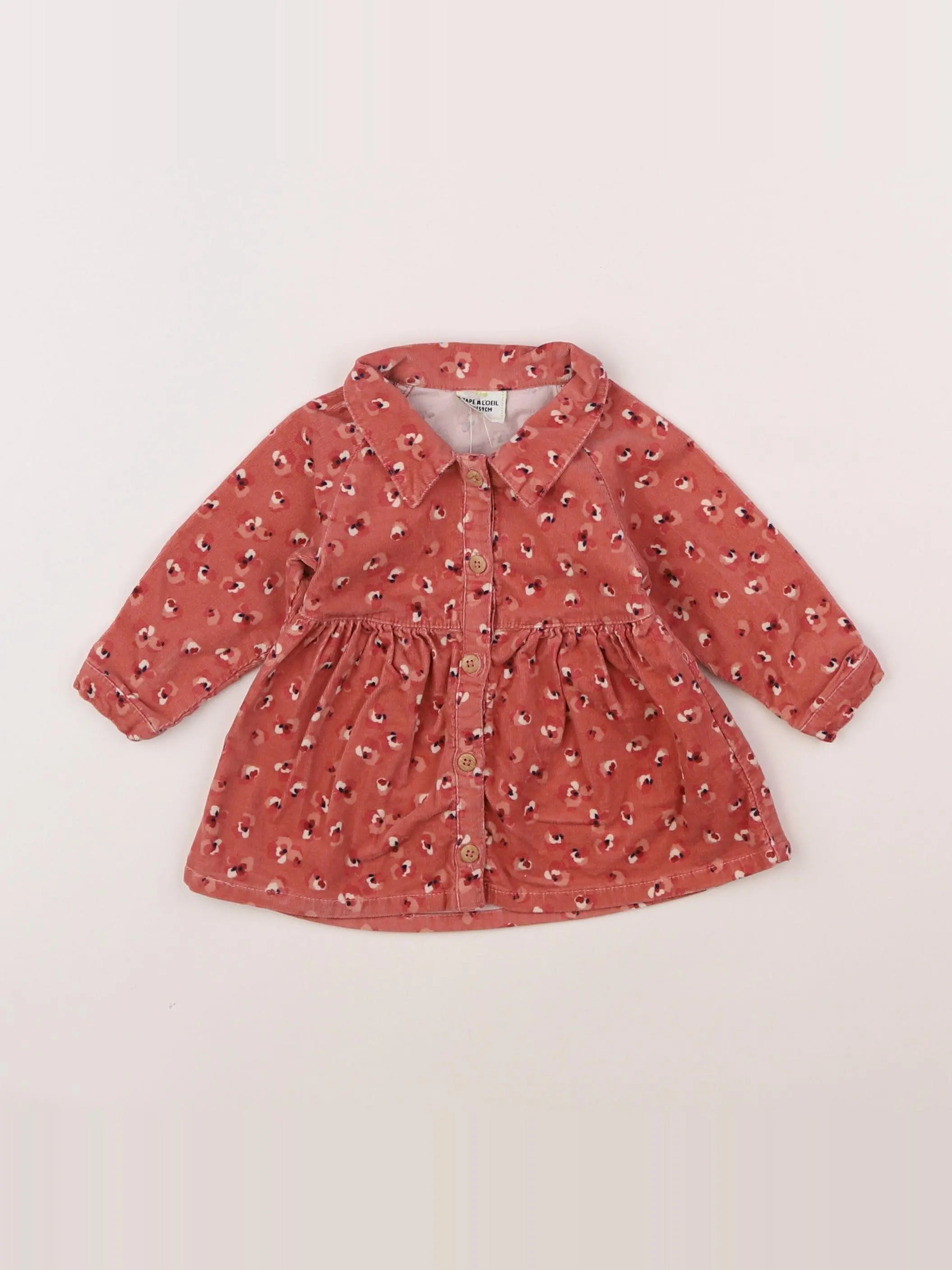 Tape à l'oeil - robe rose - 3 mois