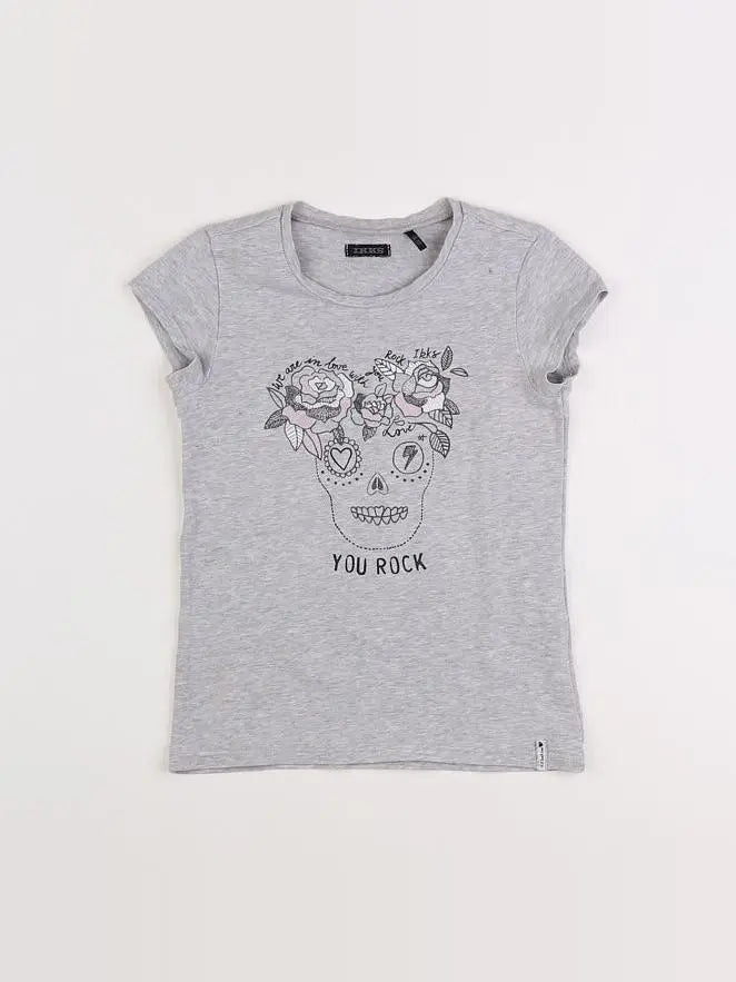 IKKS - tee-shirt gris - 6 ans