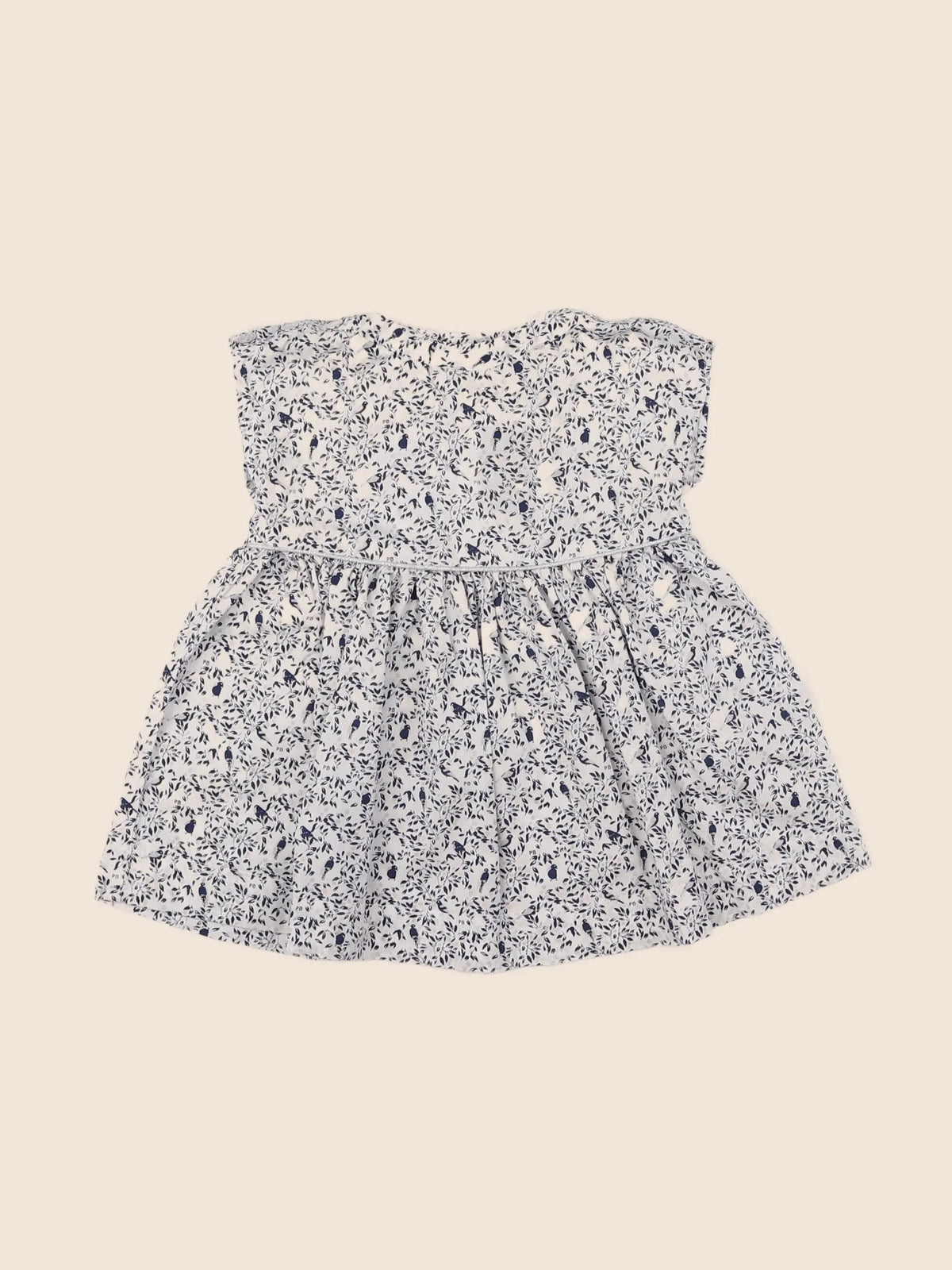 Petit Bateau - robe bleu - 3 mois