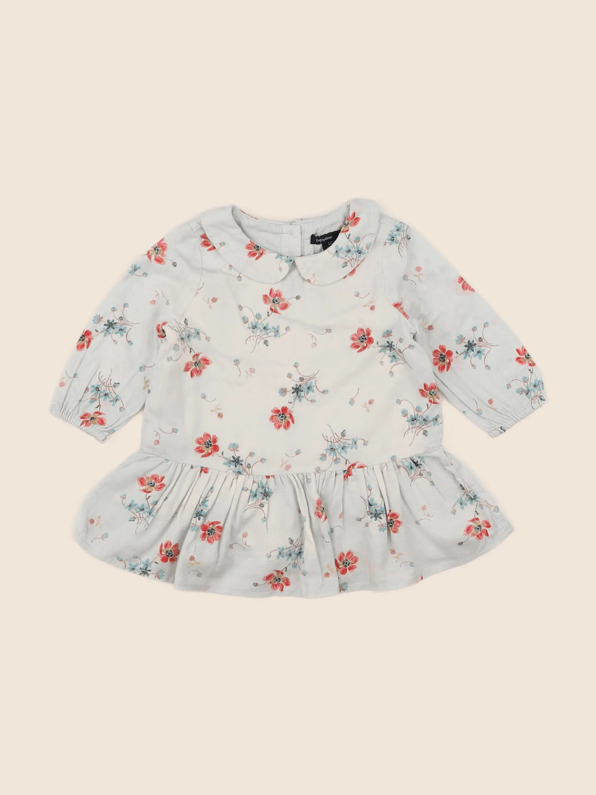 GAP - robe bleu - 3/6 mois