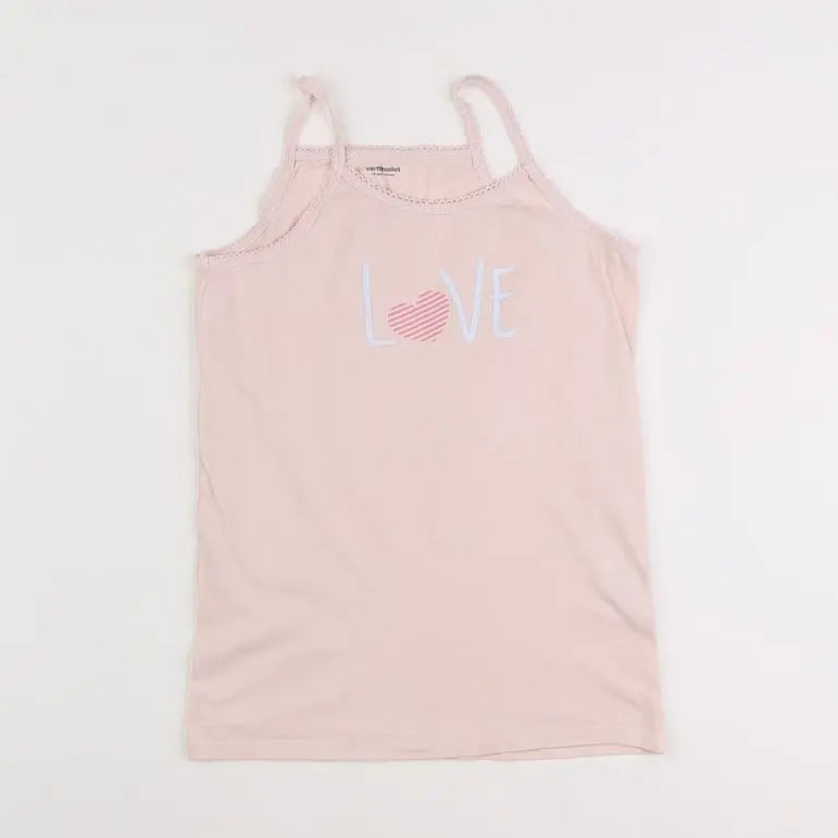 Vertbaudet - maillot de corps rose - 12 ans