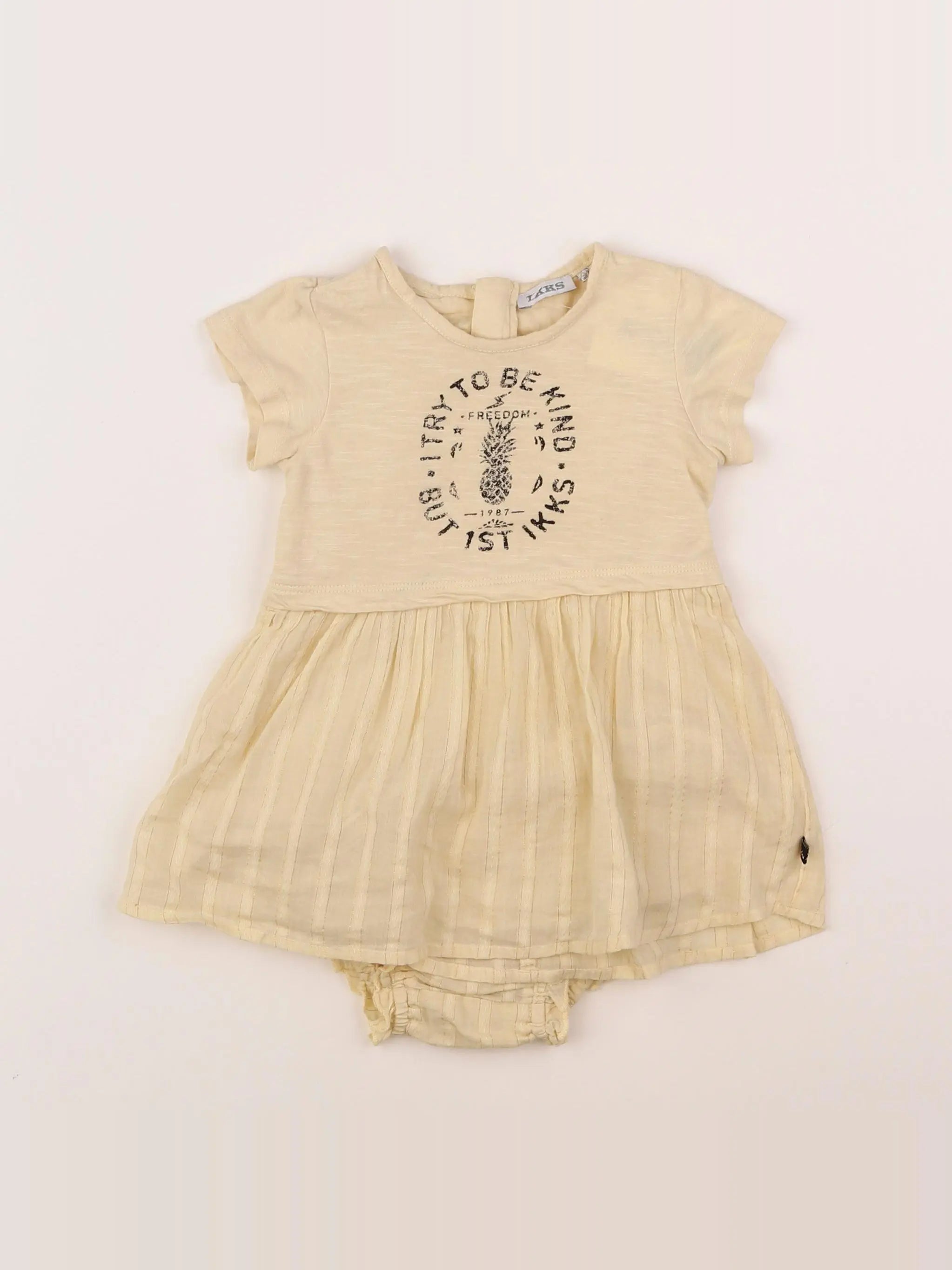 IKKS - robe jaune - 6 mois