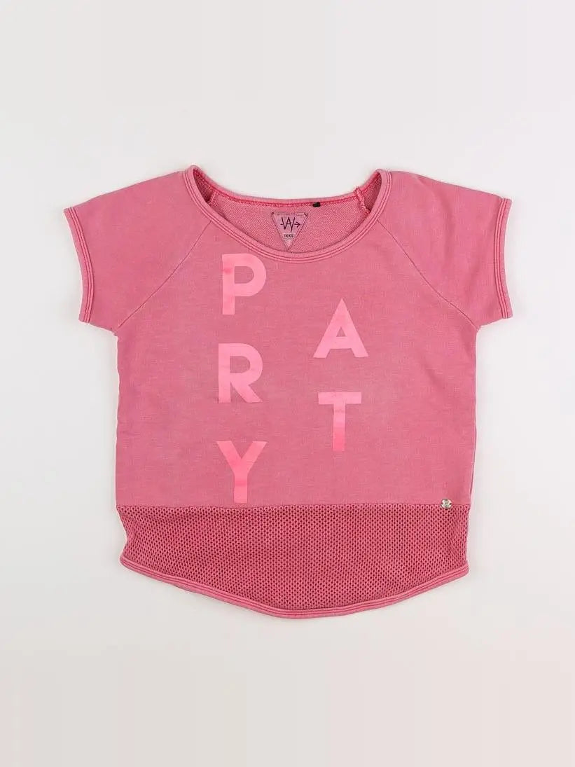 IKKS - sweat rose - 12 ans