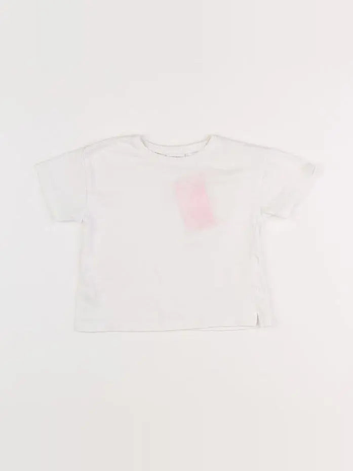 Zara - tee-shirt blanc - 9/12 mois