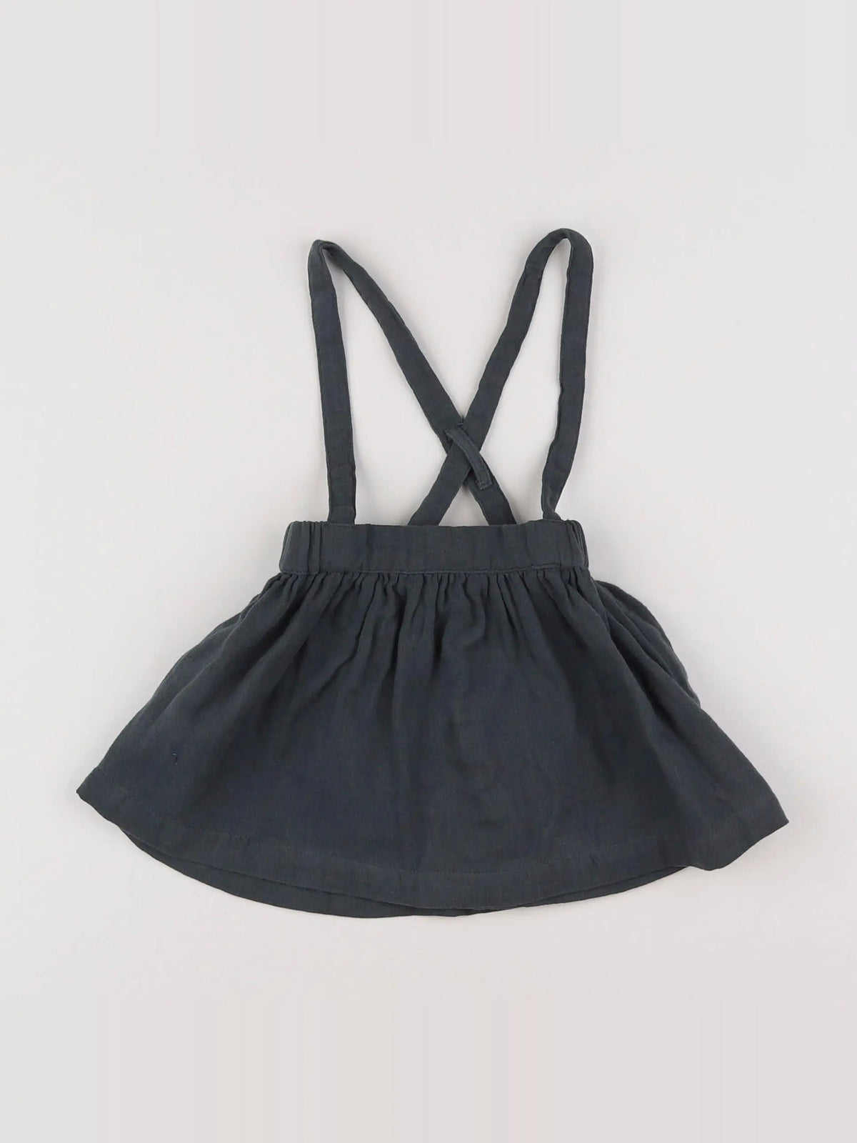 Vertbaudet - jupe gris - 9 mois