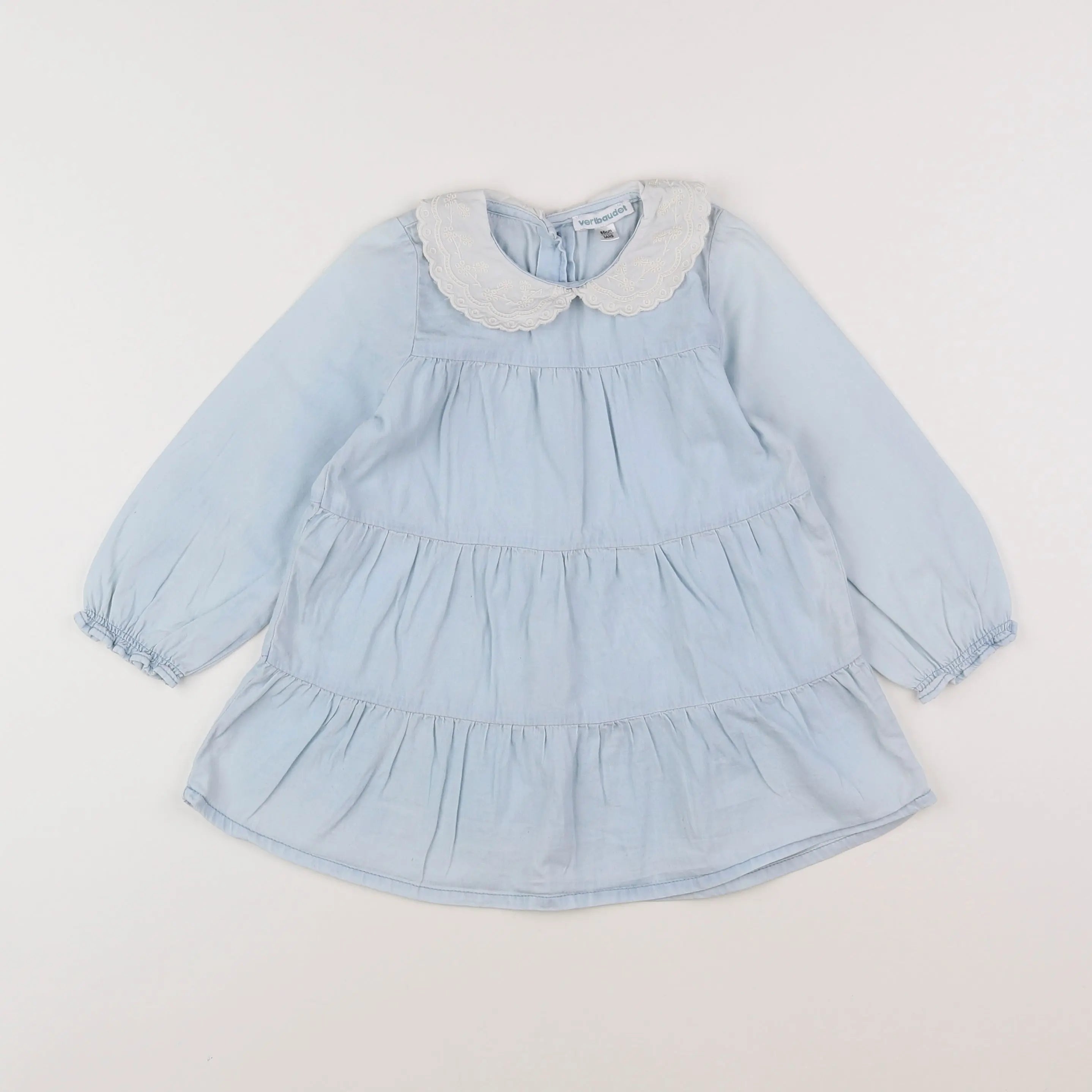 Vertbaudet - robe bleu - 2 ans