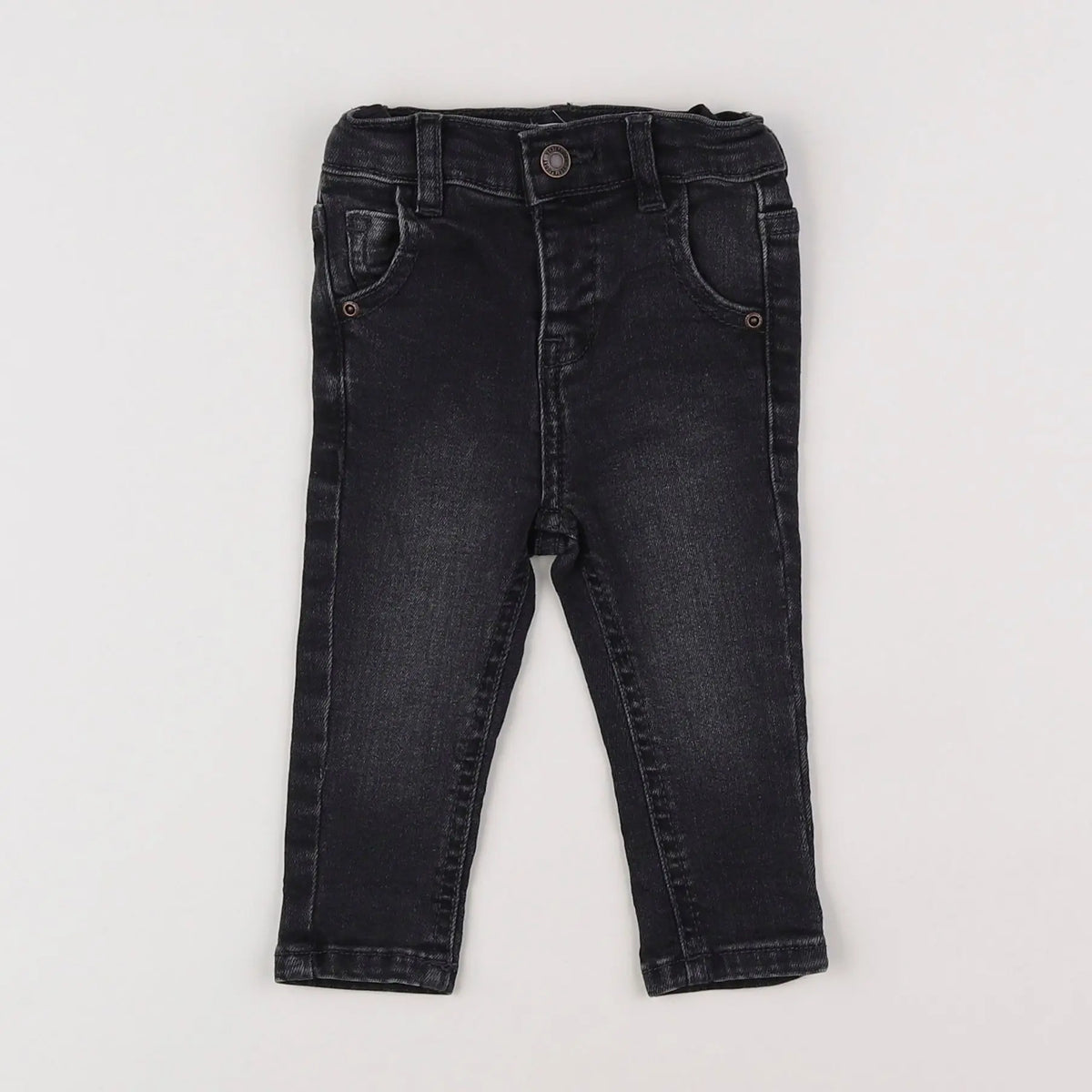 Vertbaudet - jean gris - 3 mois
