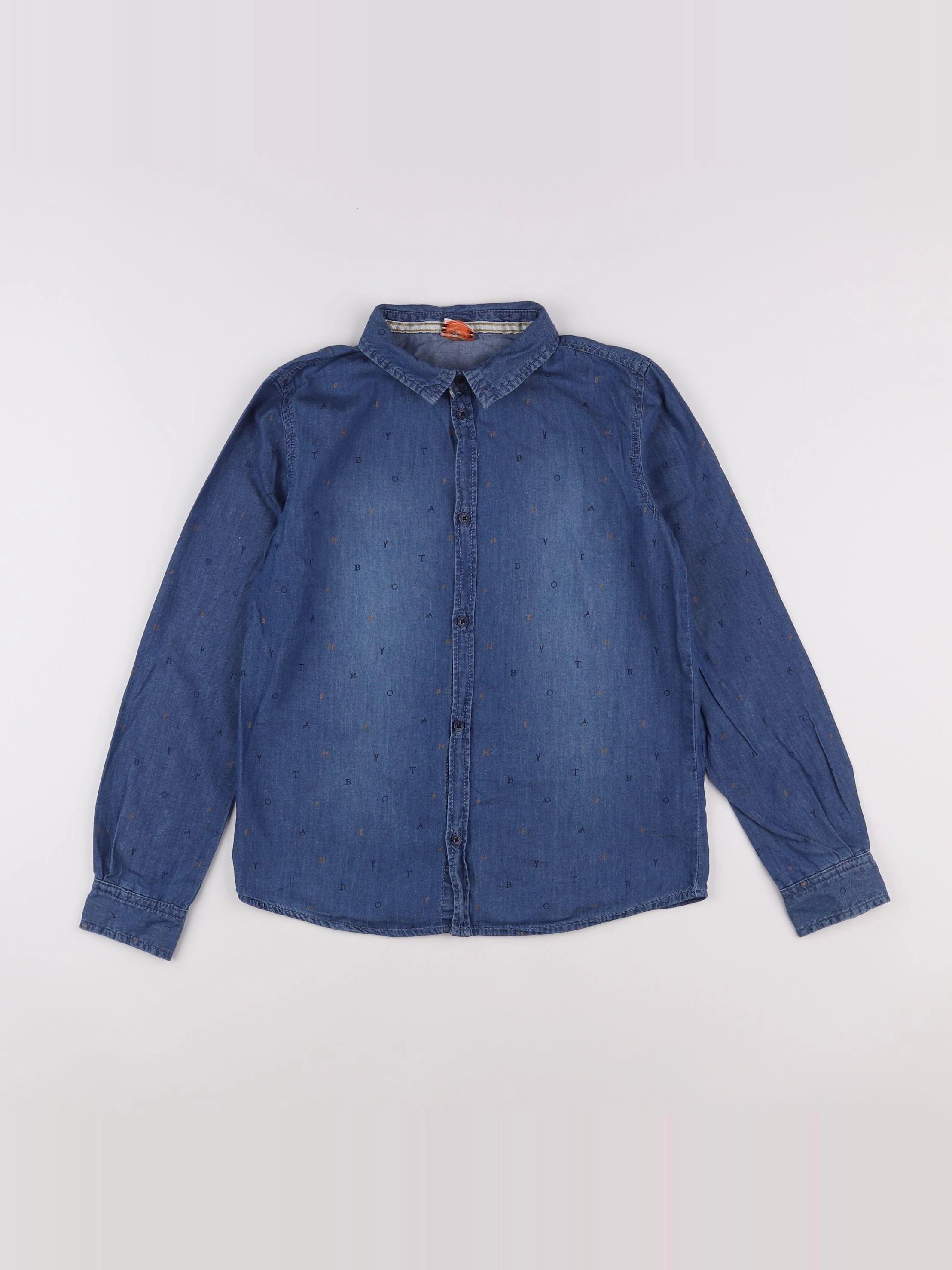 Tape à l'oeil - chemise bleu - 12 ans