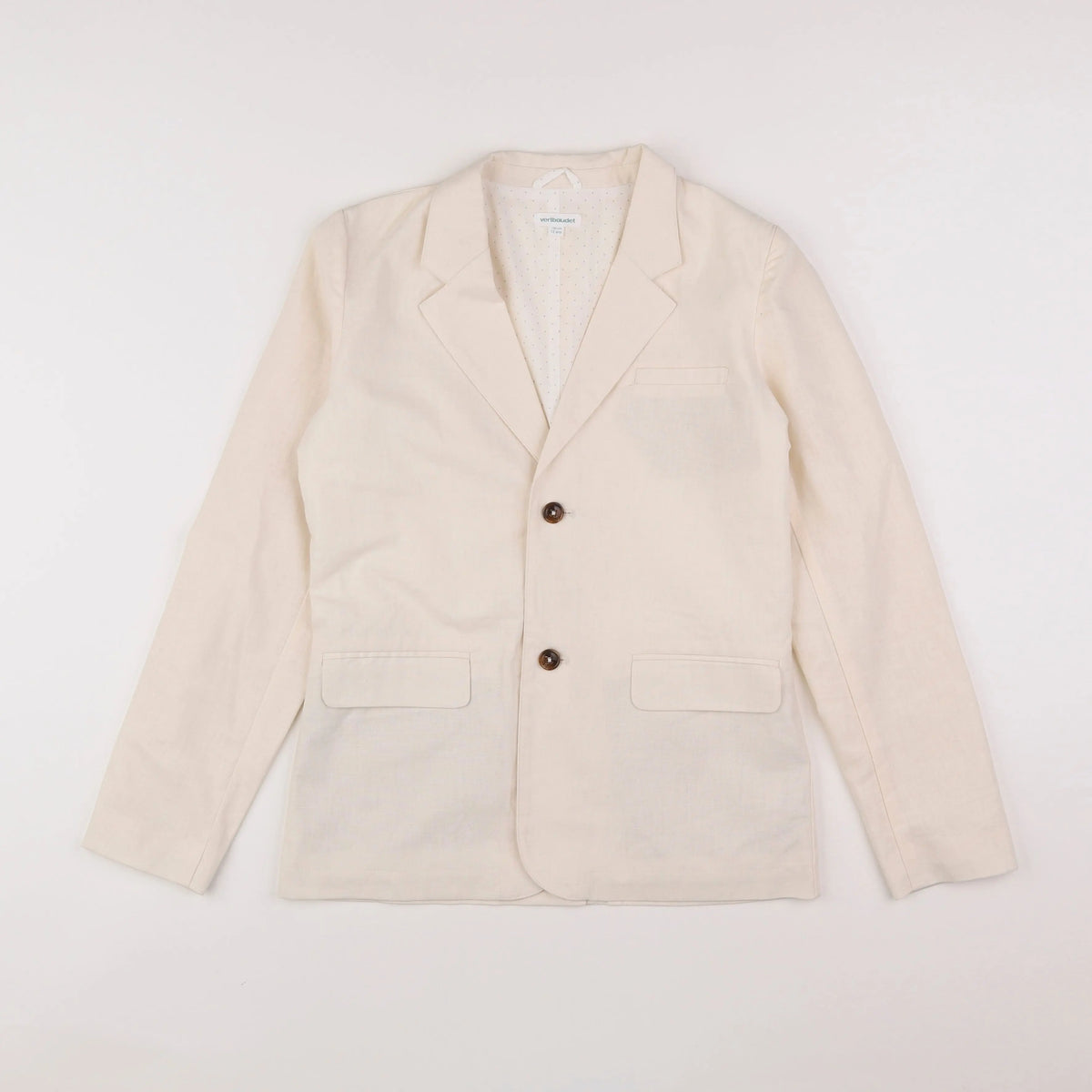 Vertbaudet - veste beige - 12 ans