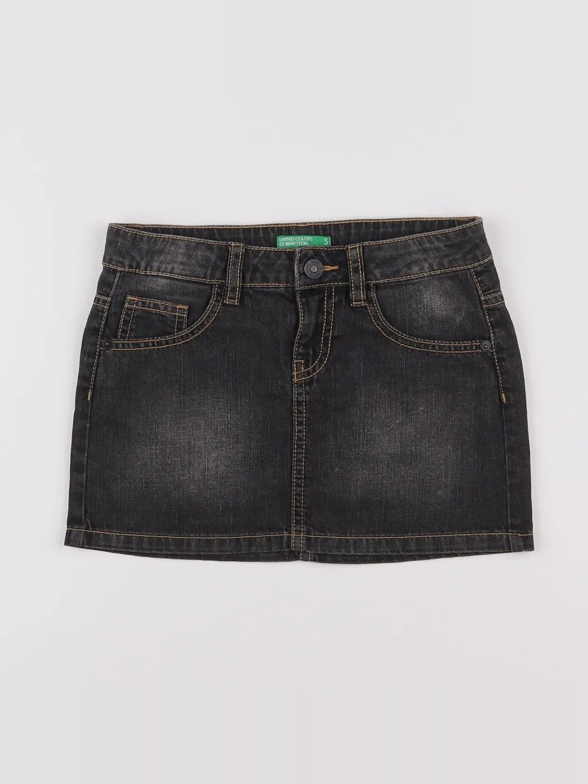 Benetton - jupe gris - 6/7 ans