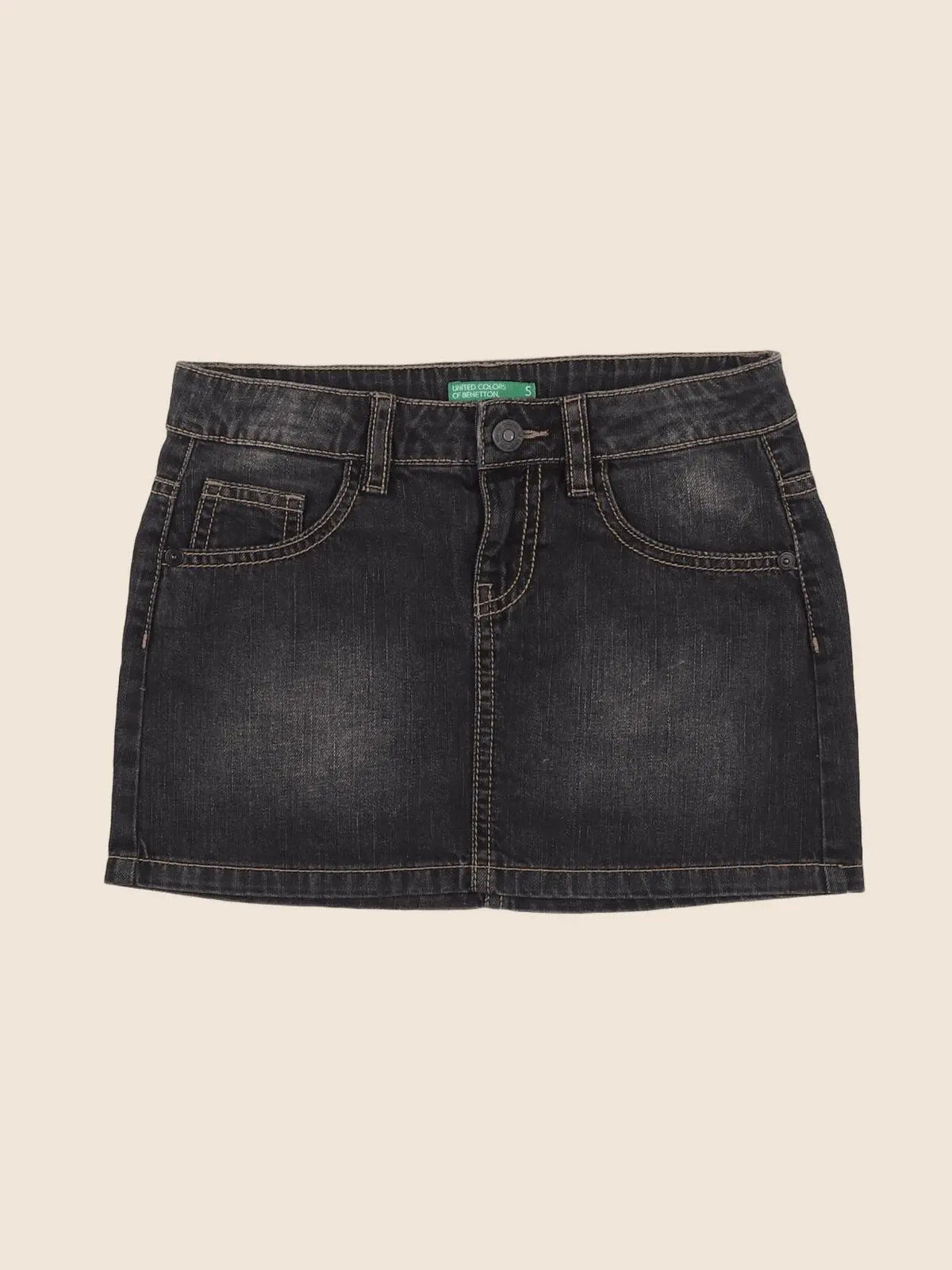 Benetton - jupe gris - 6/7 ans