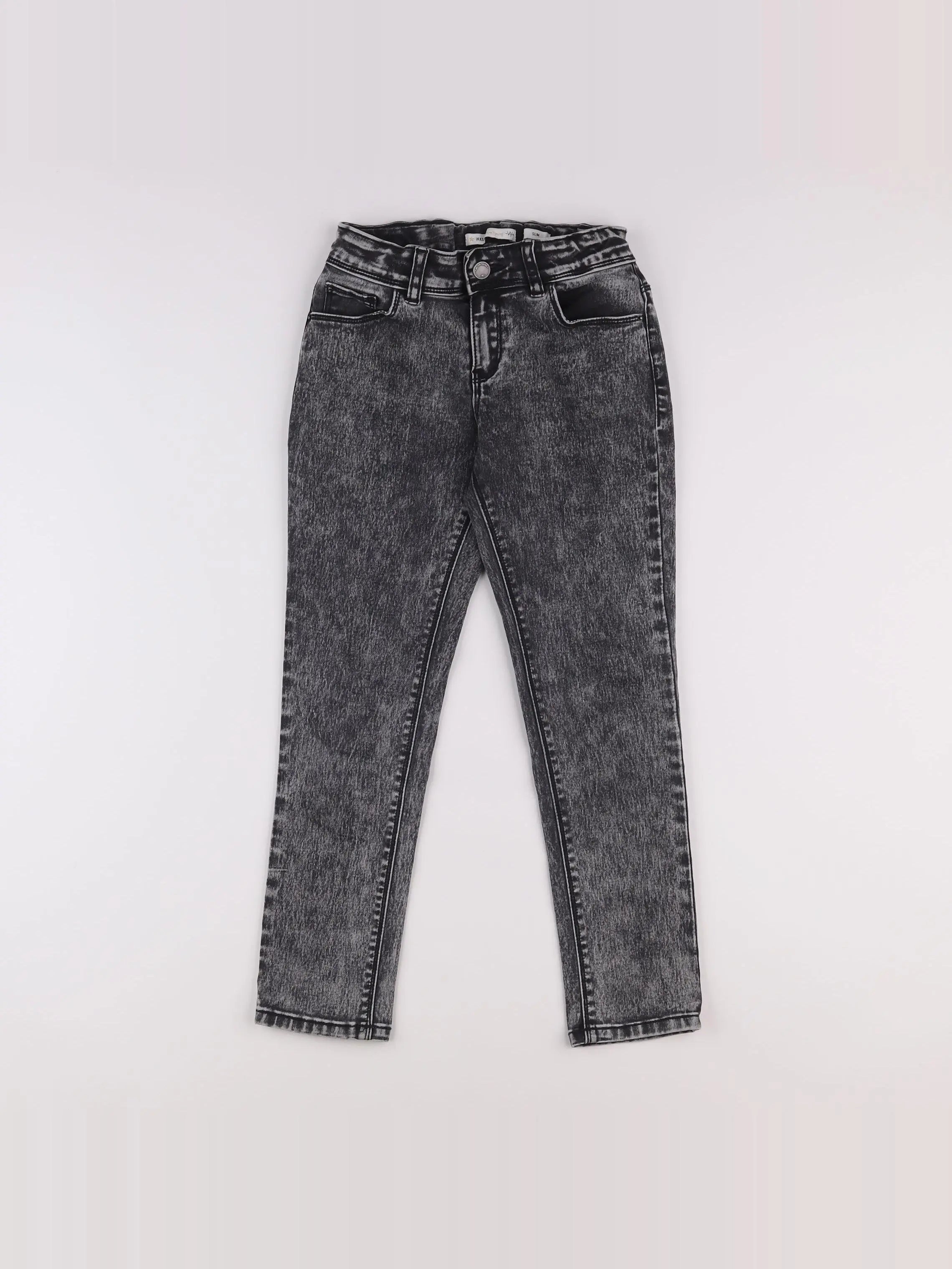 IKKS - jean gris - 10 ans