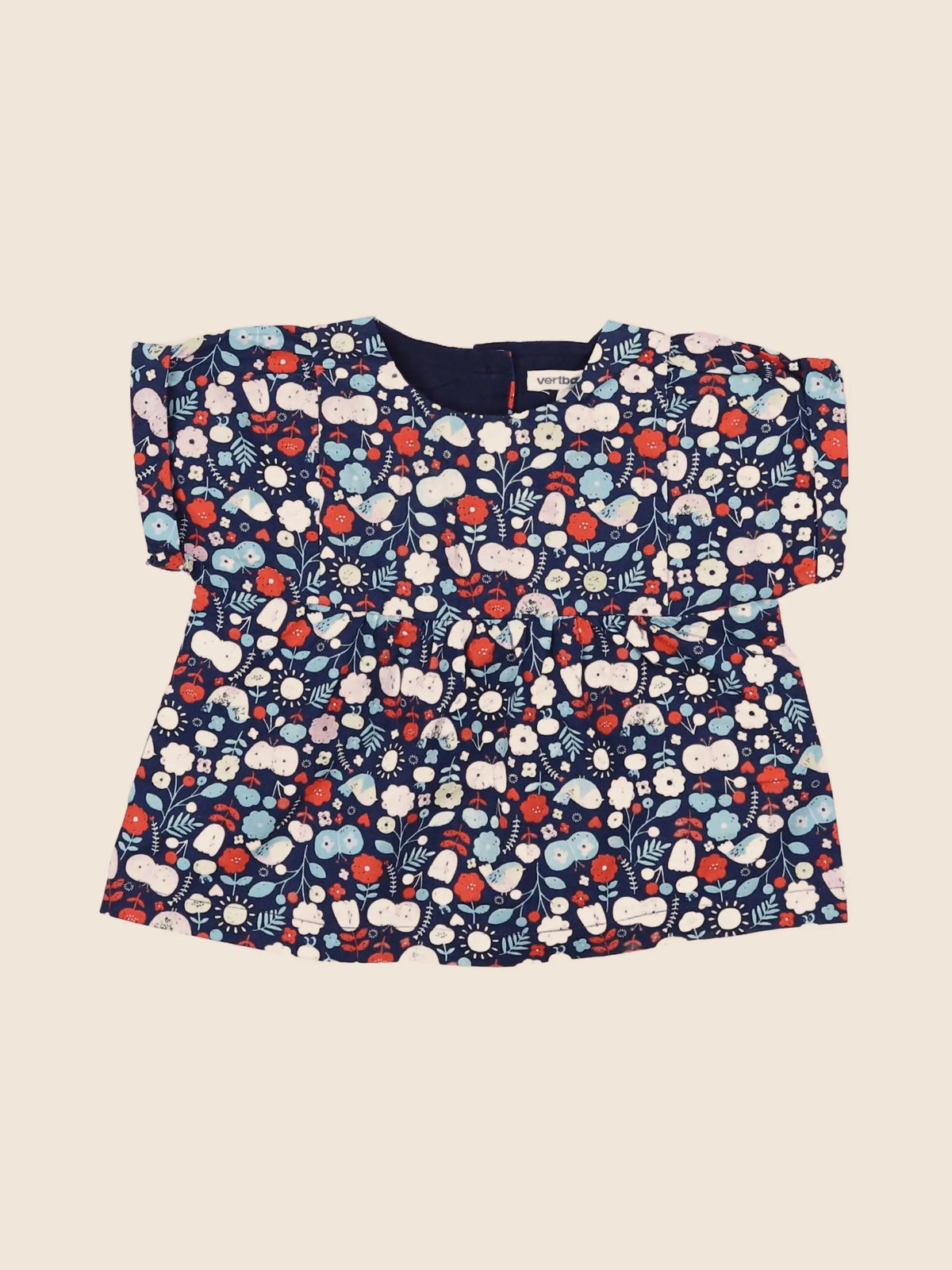 Vertbaudet - blouse multicolore - 18 mois