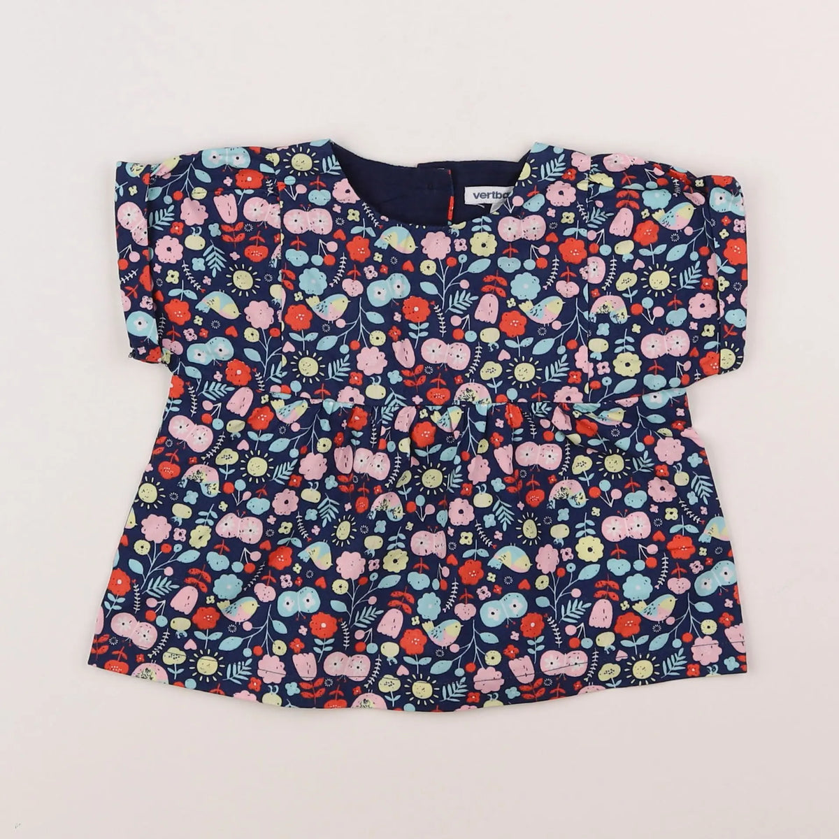 Vertbaudet - blouse multicolore - 18 mois