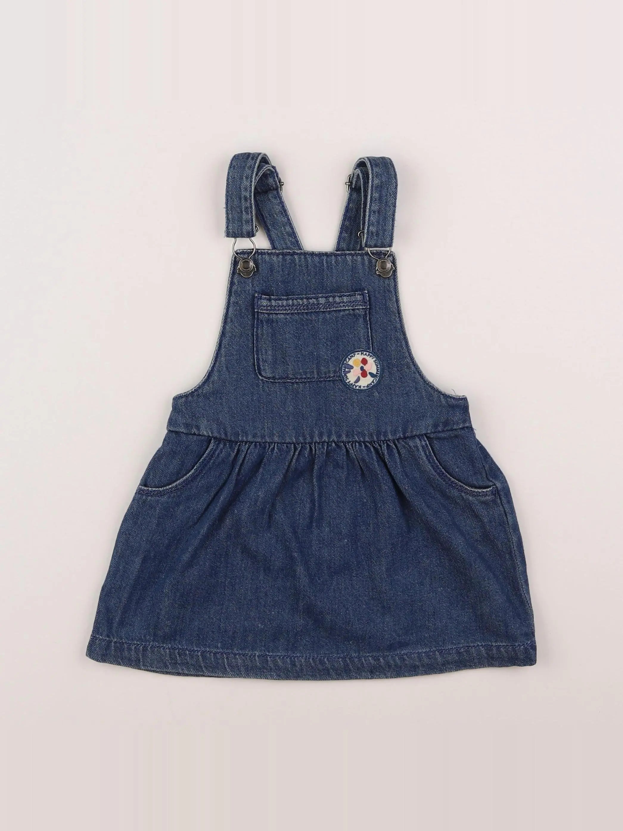 Vertbaudet - robe bleu - 2 ans