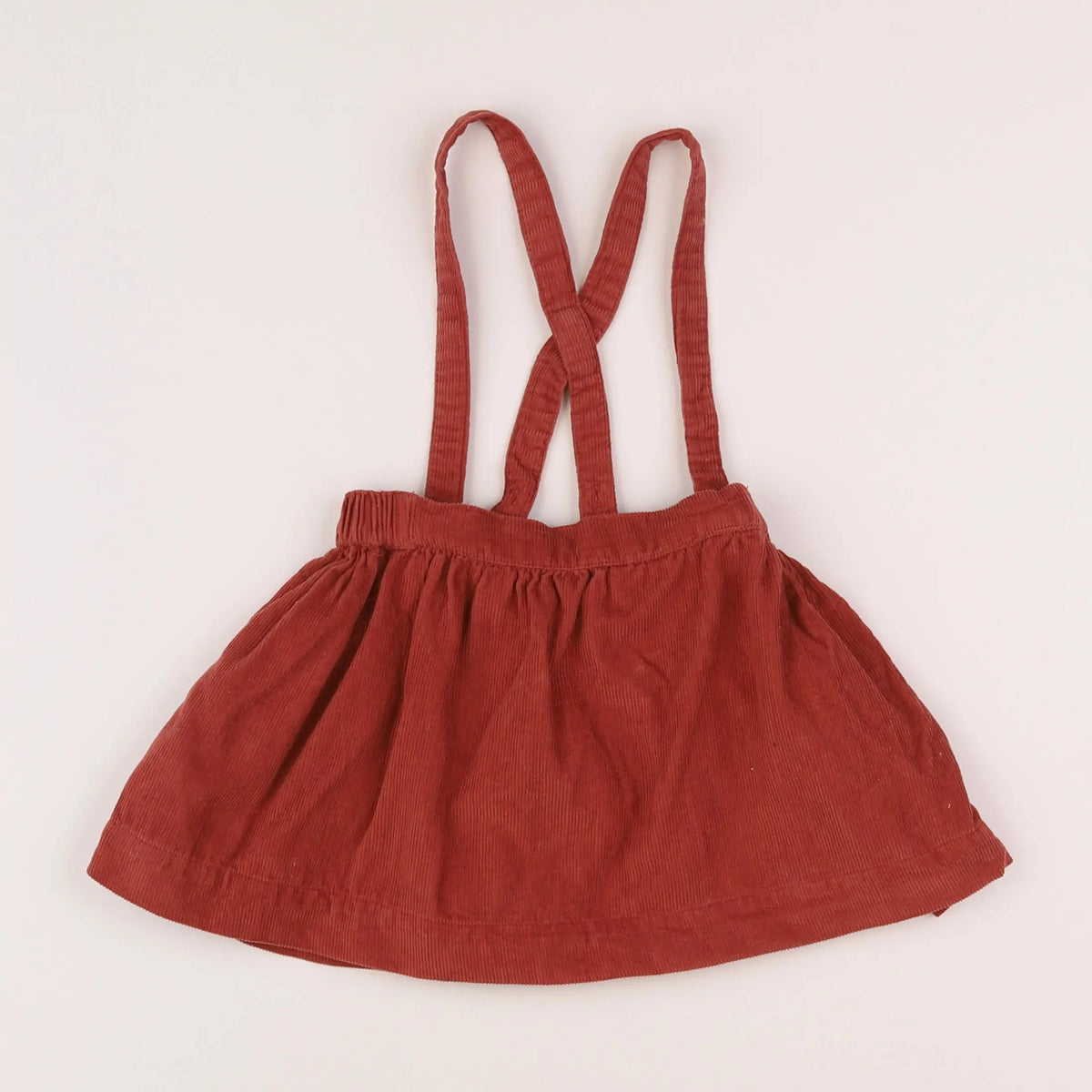 Vertbaudet - jupe rouge - 2 ans