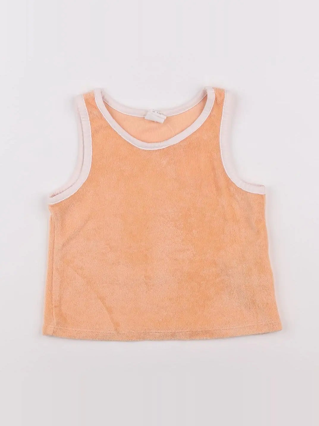 H&M - débardeur orange - 9/12 mois