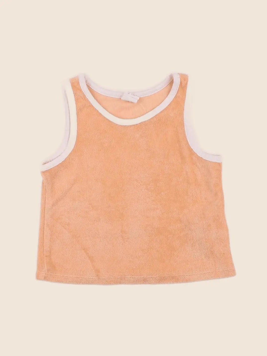 H&M - débardeur orange - 9/12 mois