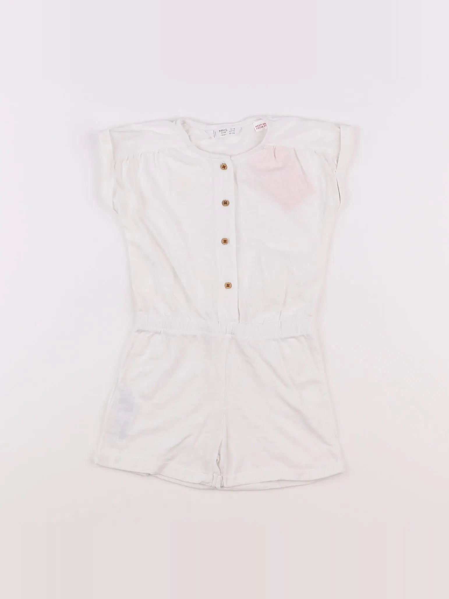 Mango - combinaison blanc - 12/18 mois
