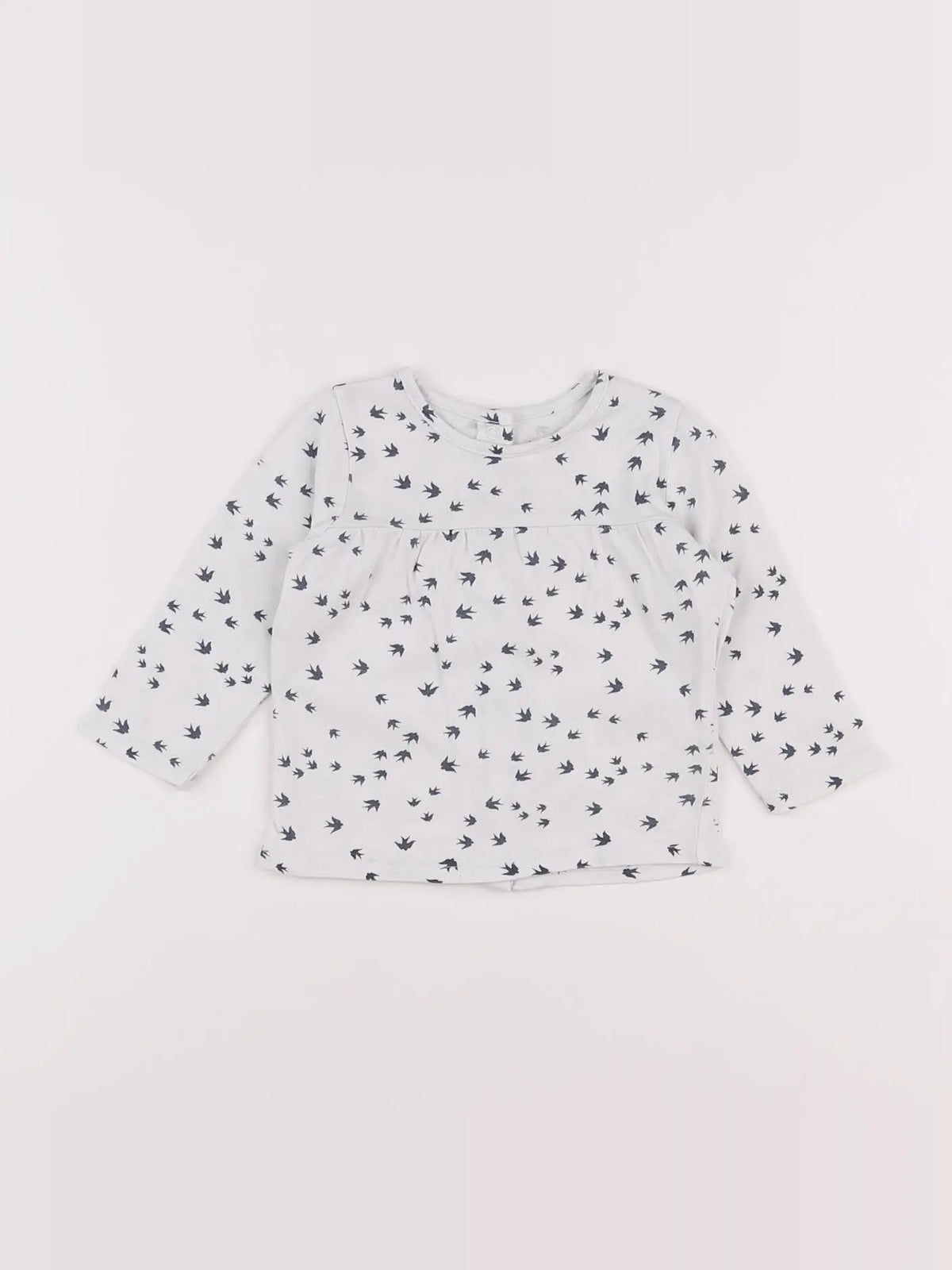Vertbaudet - tee-shirt blanc - 9 mois