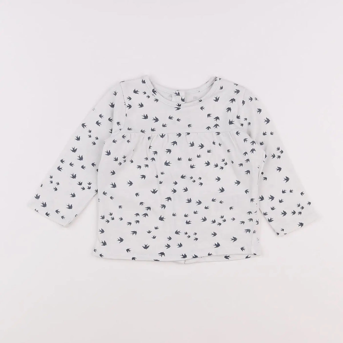 Vertbaudet - tee-shirt blanc - 9 mois