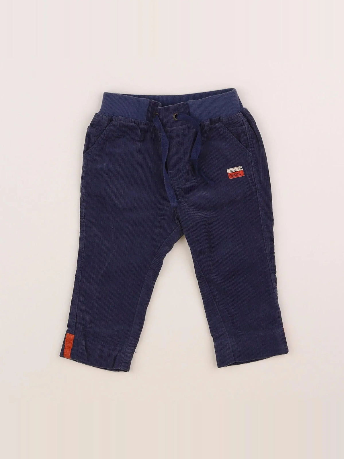 Vertbaudet - pantalon bleu - 6 mois