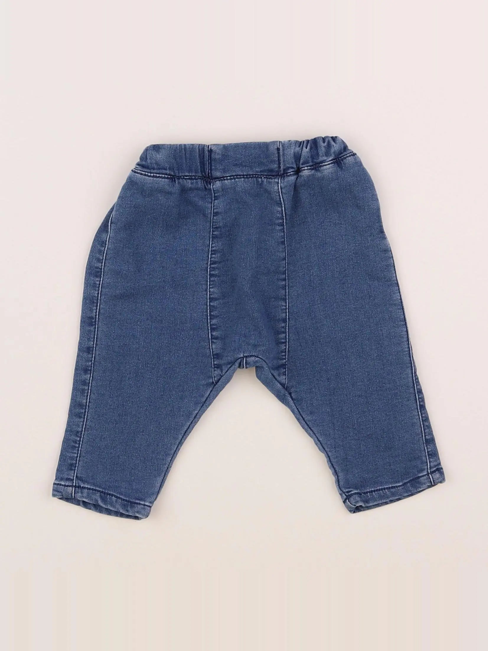 Vertbaudet - pantalon bleu - 3 mois