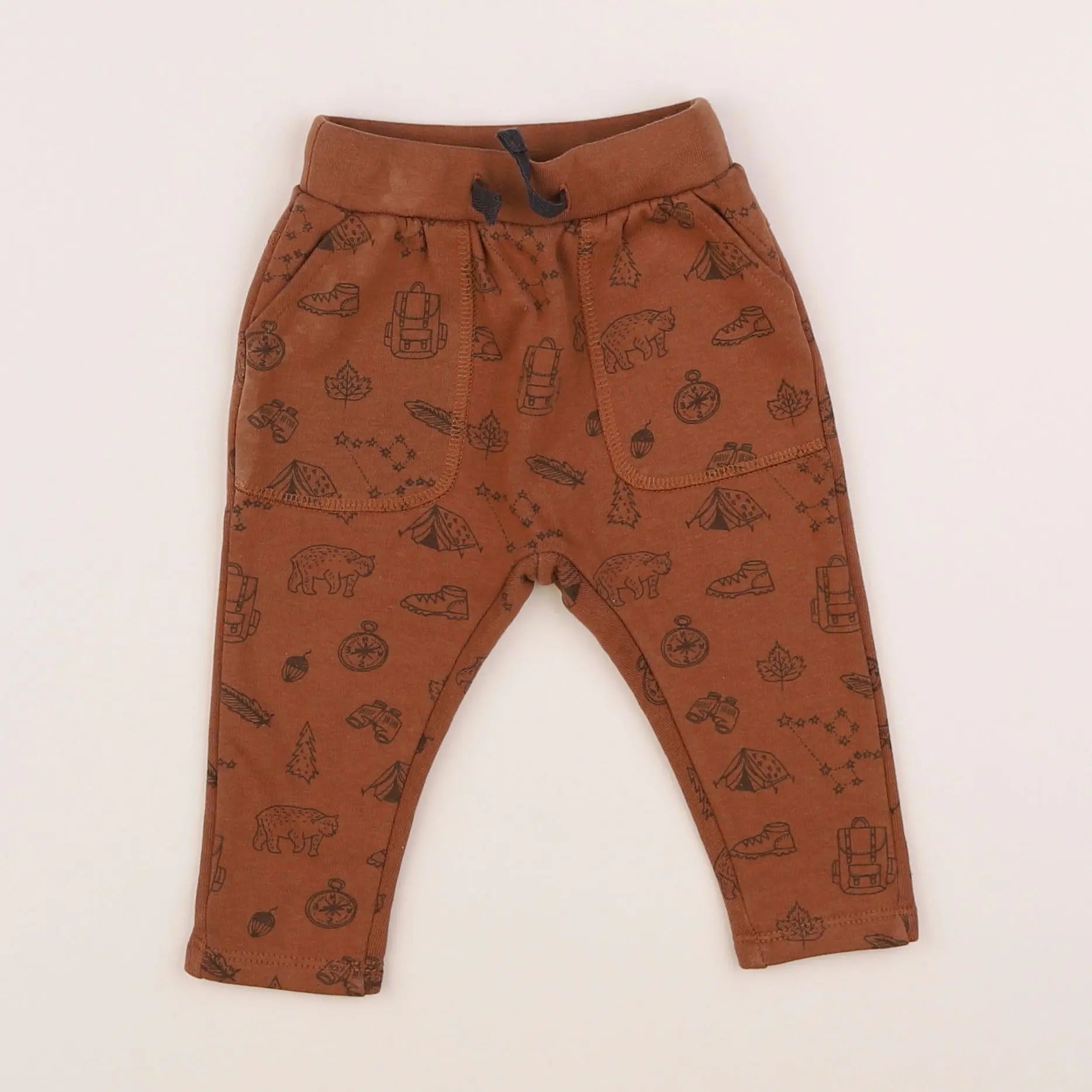 Vertbaudet - jogging marron - 6 mois