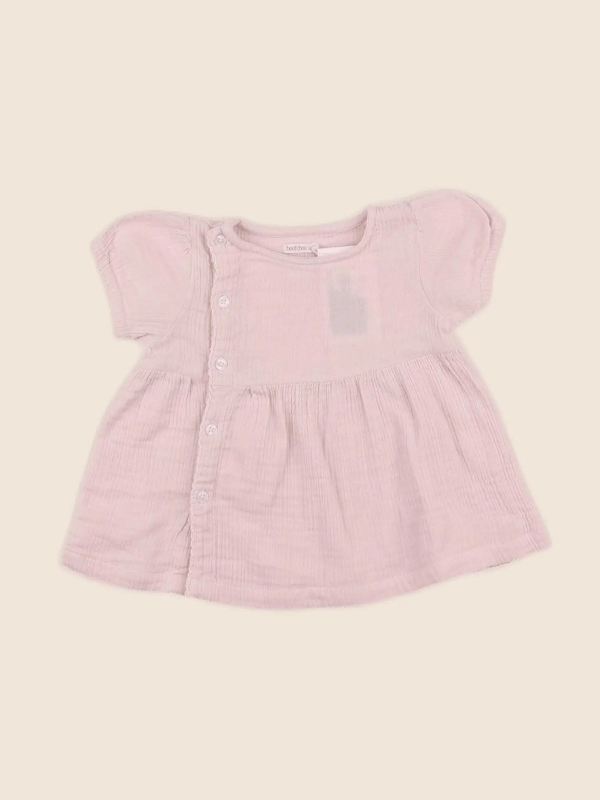 Boutchou - blouse rose - 12 mois