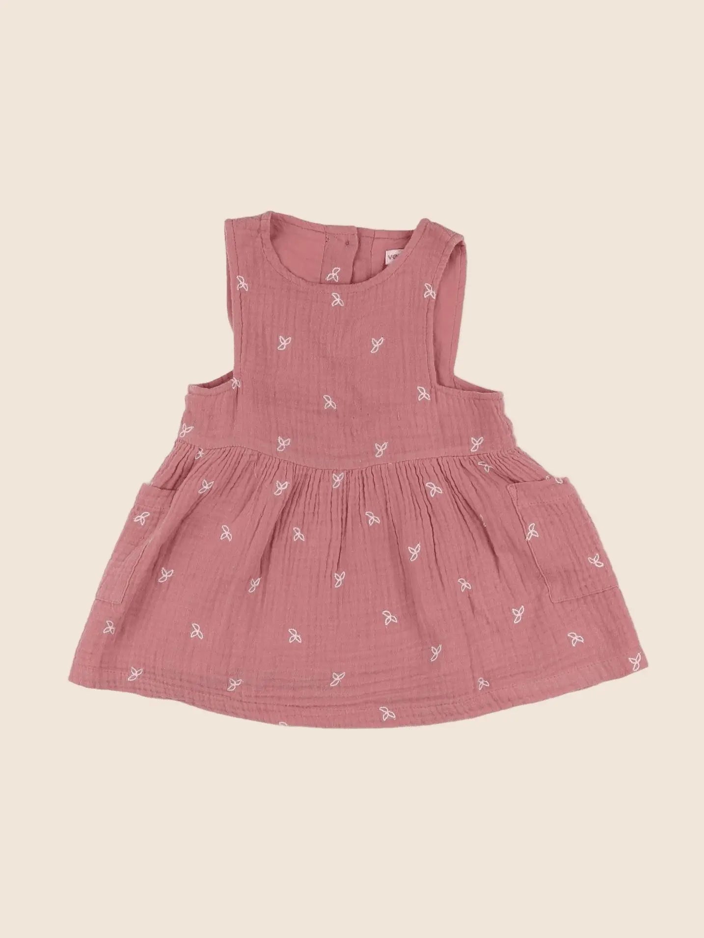 Vertbaudet - robe rose - 12 mois