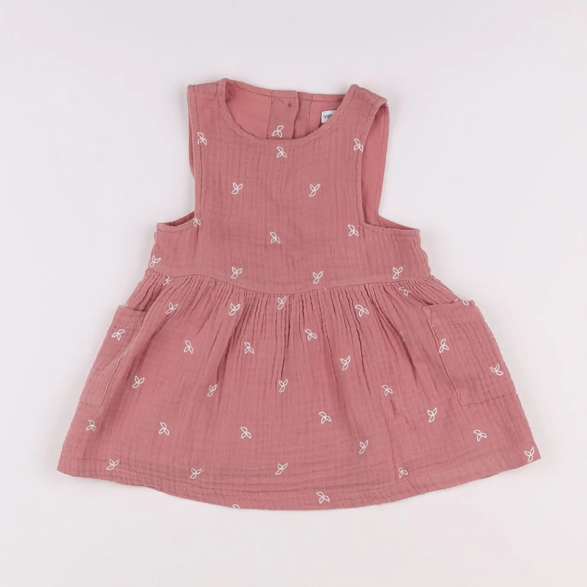 Vertbaudet - robe rose - 12 mois