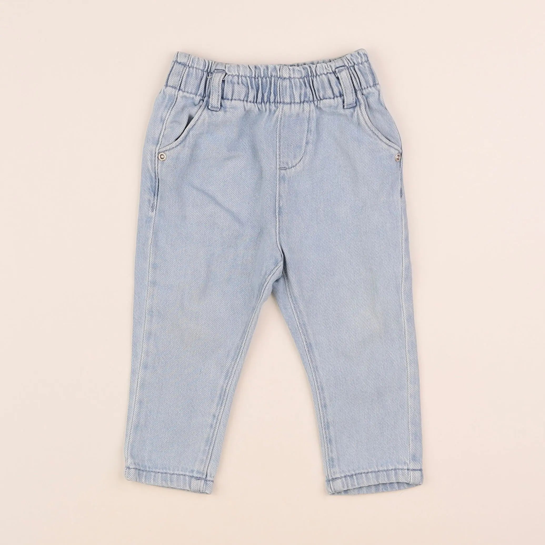 Vertbaudet - jean bleu - 9 mois