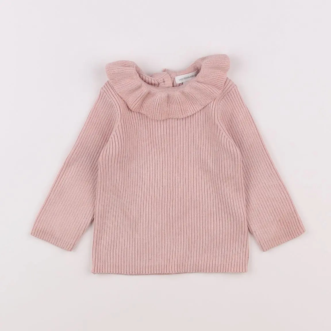 Vertbaudet - pull rose - 3 mois