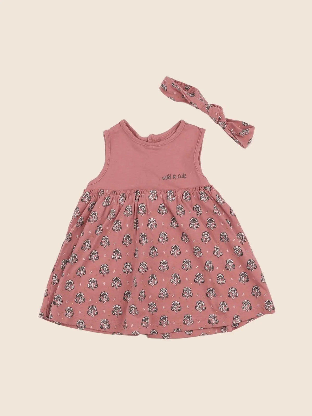 Vertbaudet - robe rose - 3 mois