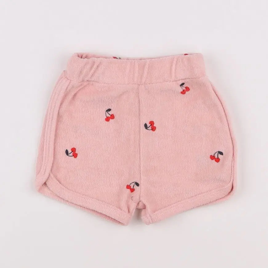 Vertbaudet - short rose - 3 mois