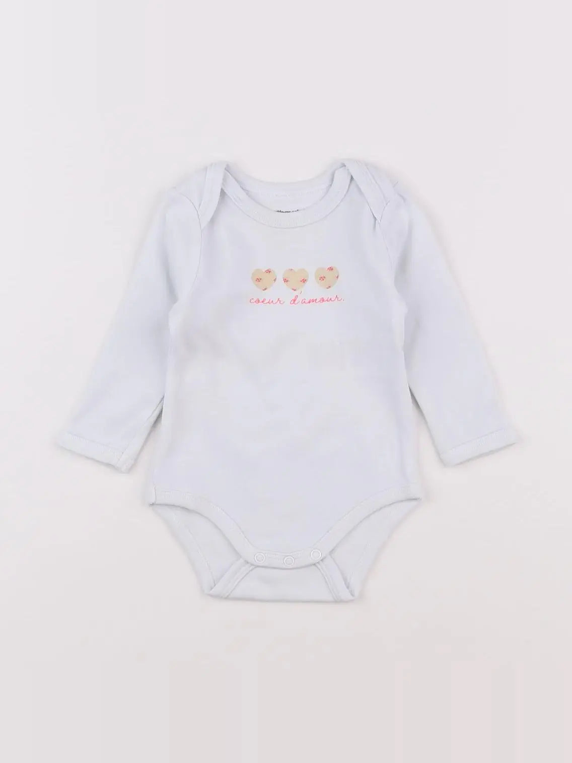 Vertbaudet - body blanc - 3 mois