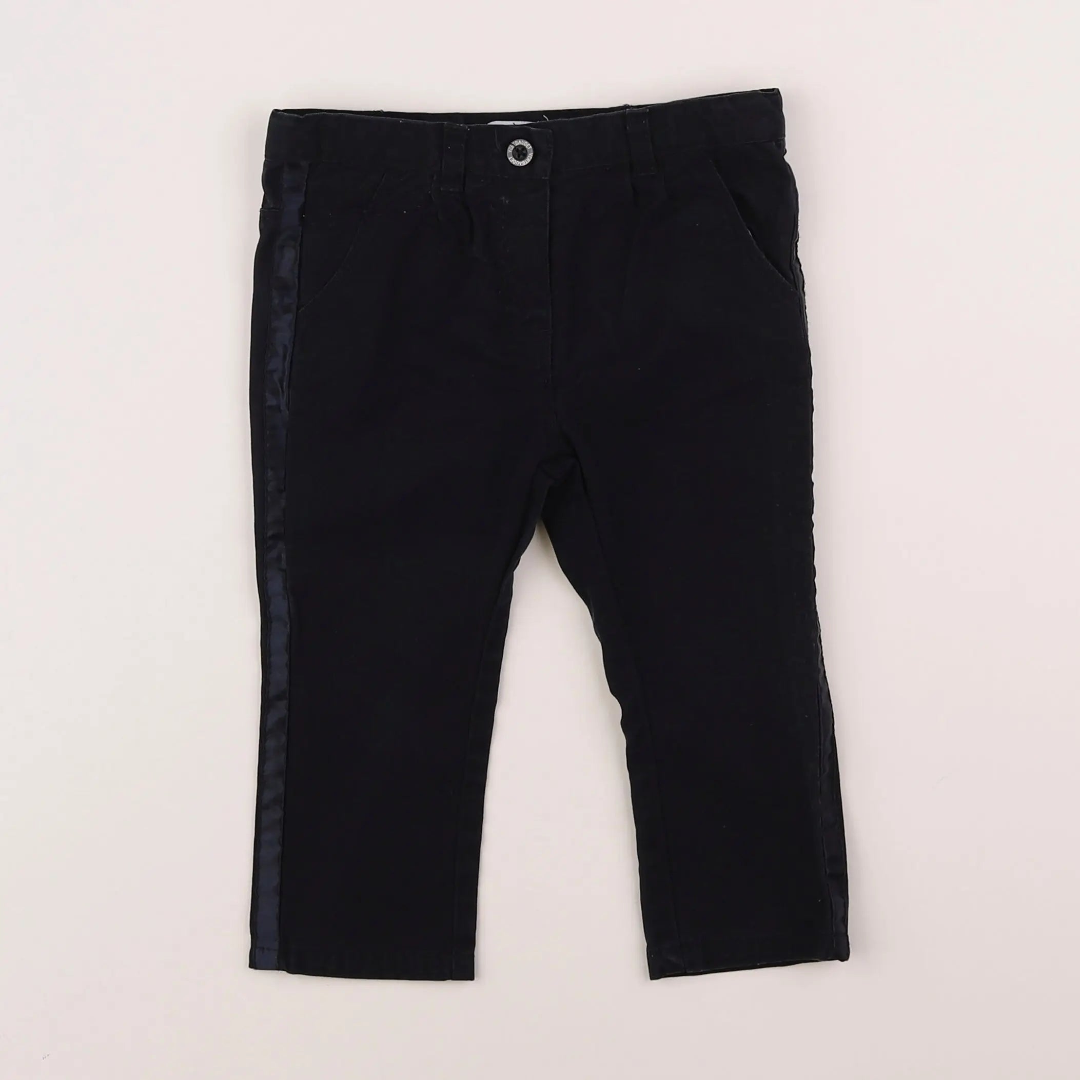 Vertbaudet - pantalon noir - 18 mois