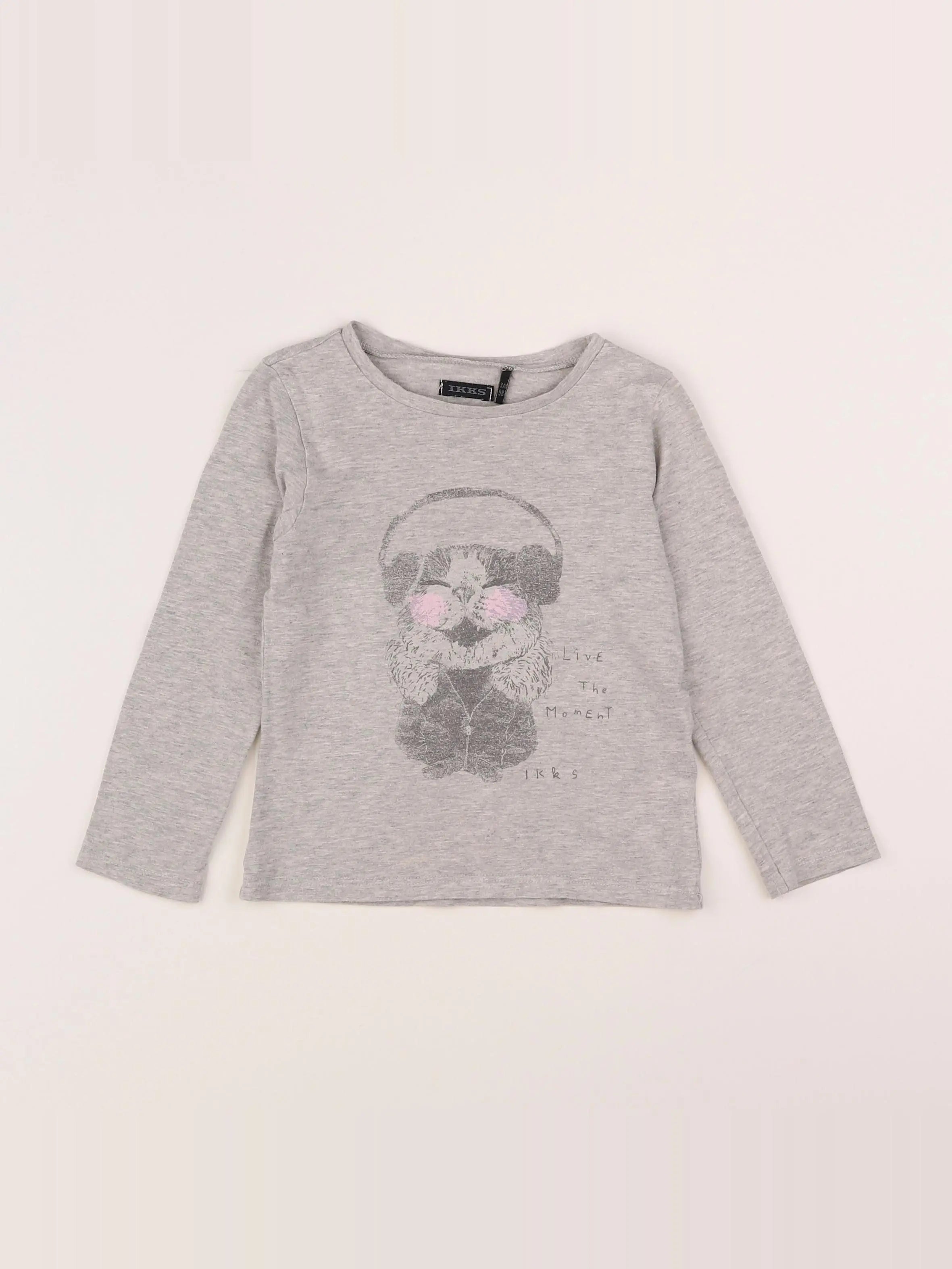 IKKS - tee-shirt gris - 3 ans