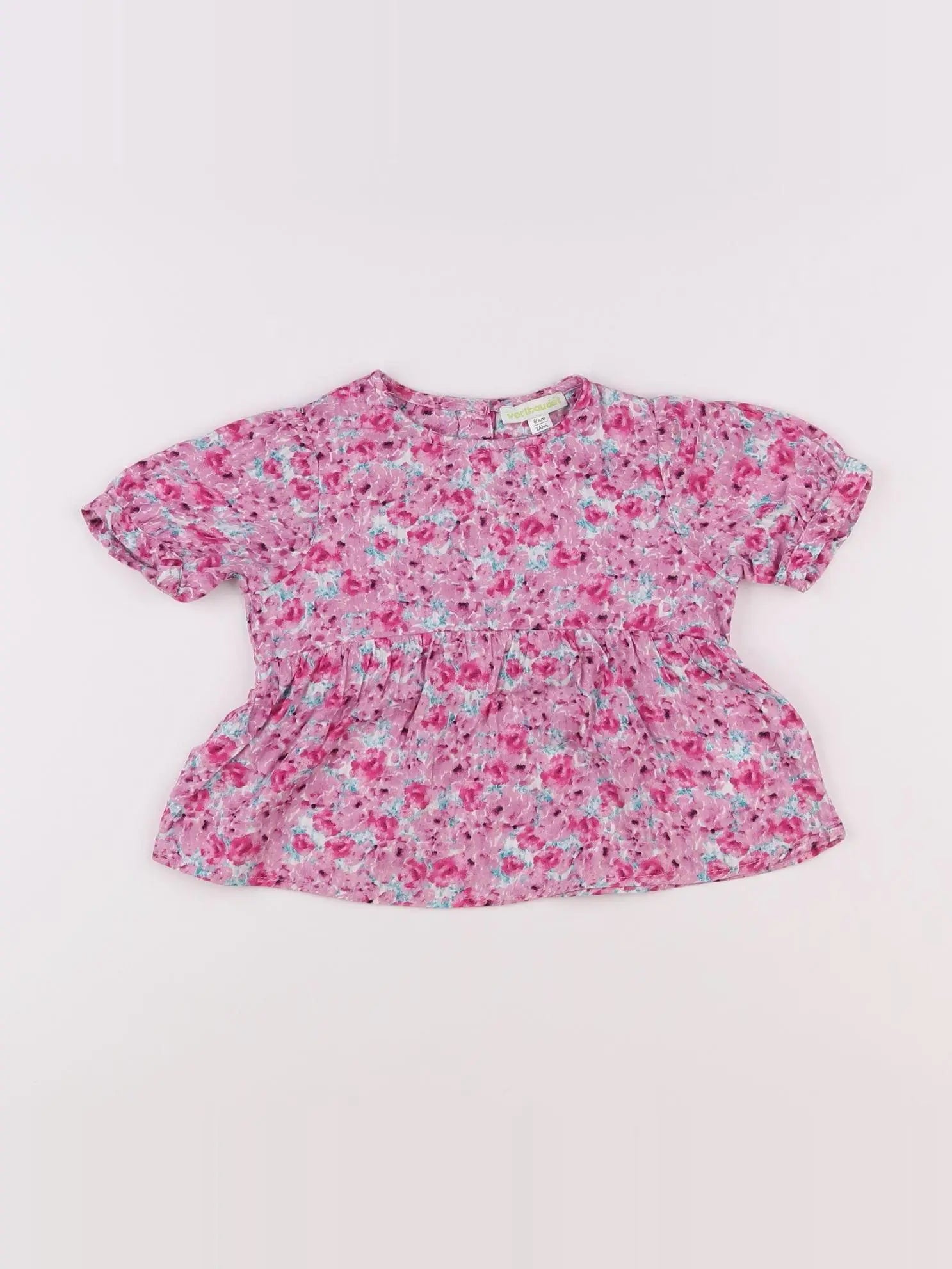 Vertbaudet - blouse rose - 2 ans