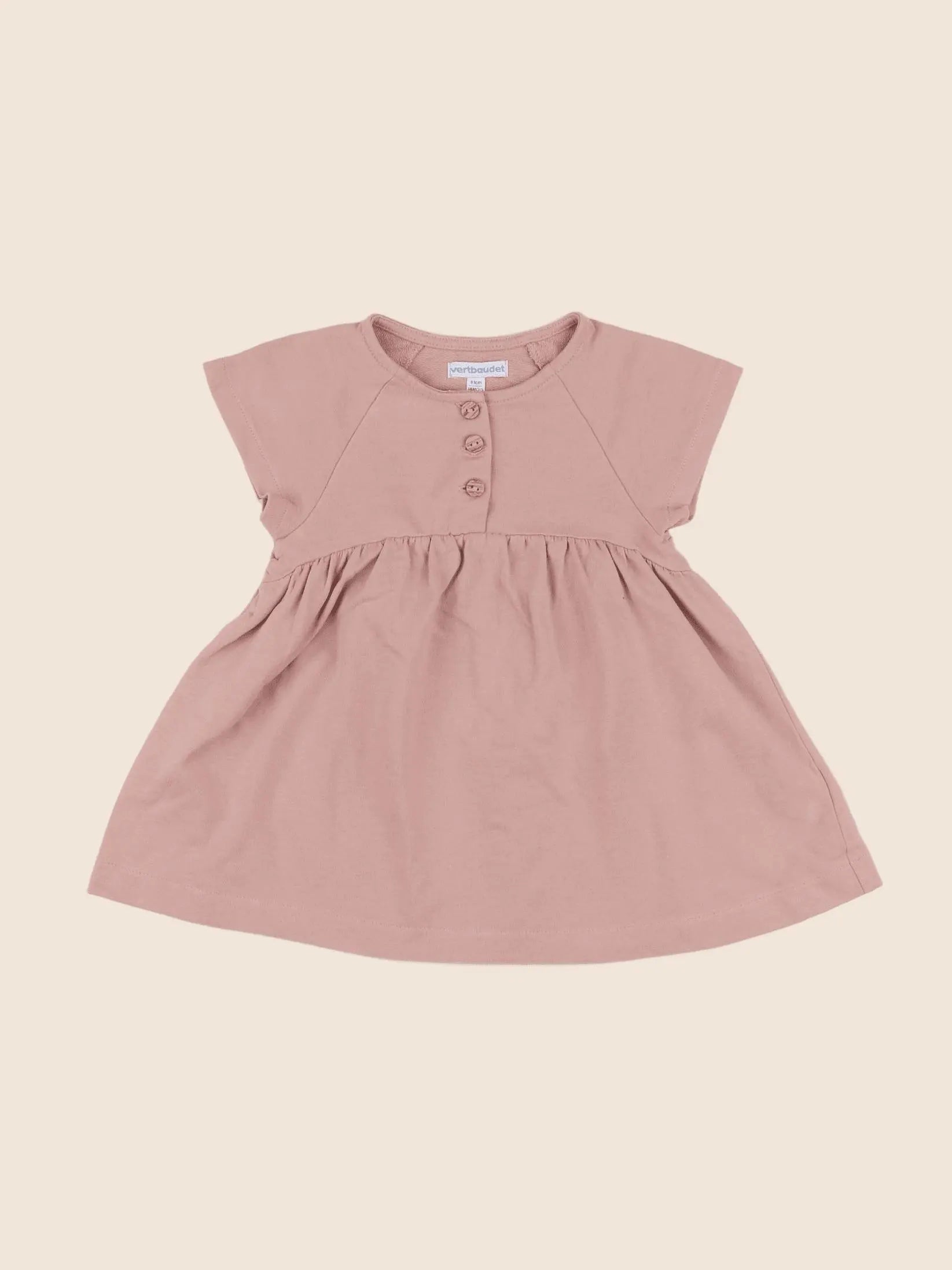 Vertbaudet - robe rose - 18 mois