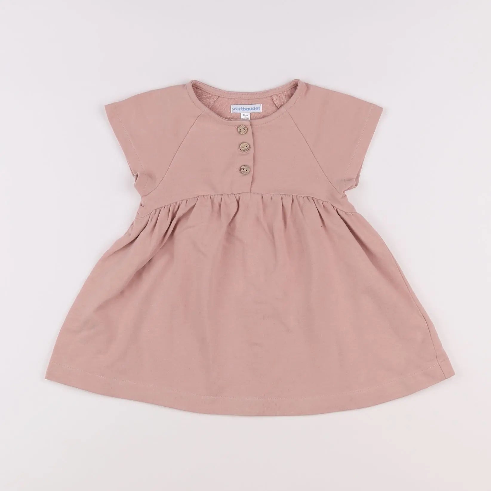Vertbaudet - robe rose - 18 mois