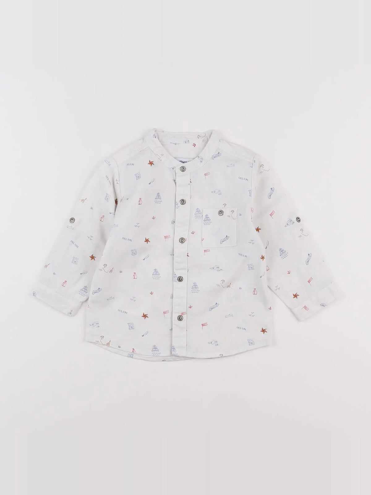 Vertbaudet - chemise blanc - 12 mois