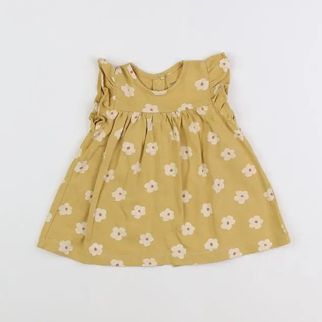 Vertbaudet - robe jaune - 3 mois